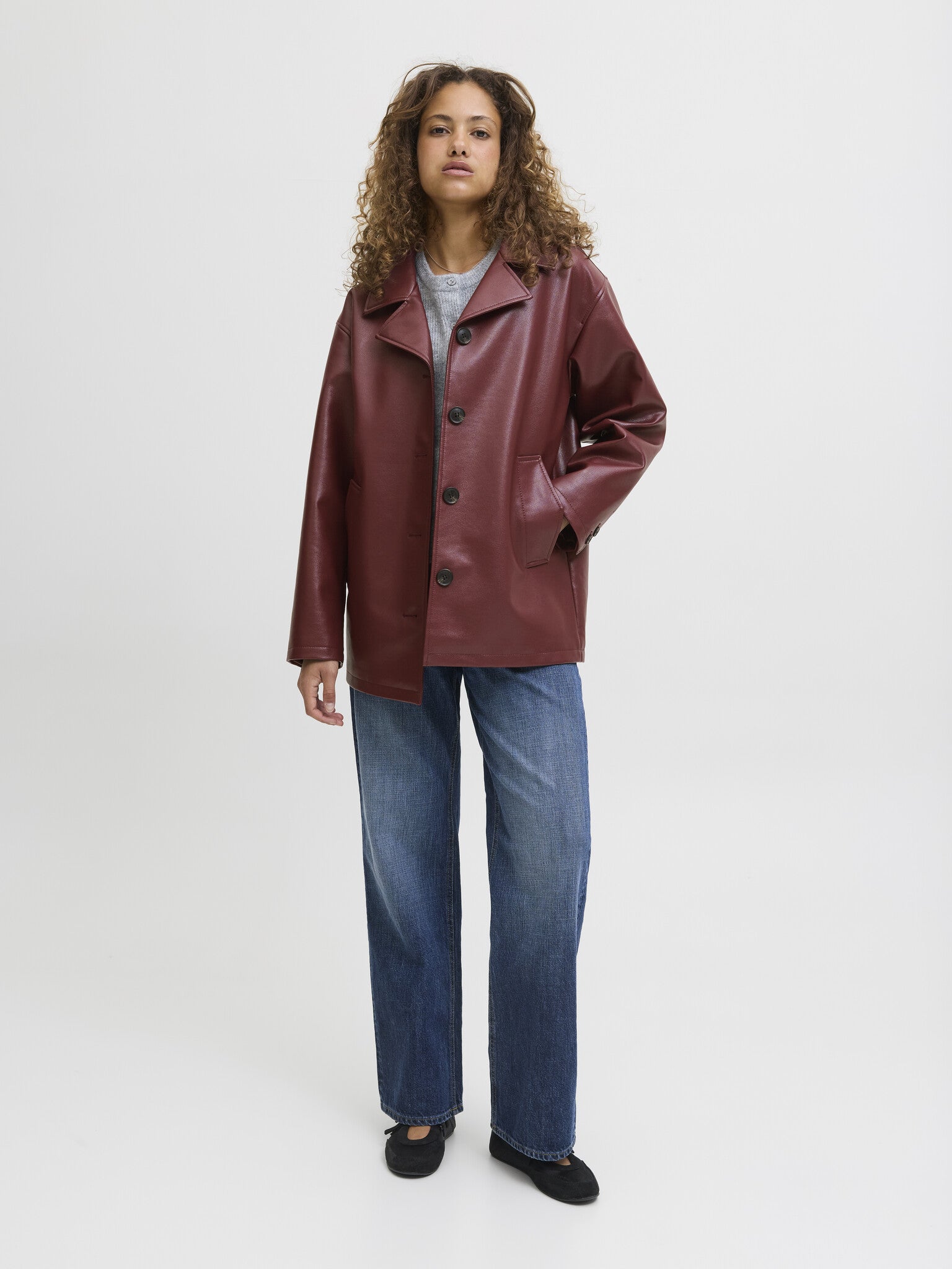 Veste mi-longue JXJACKIE - Cabernet