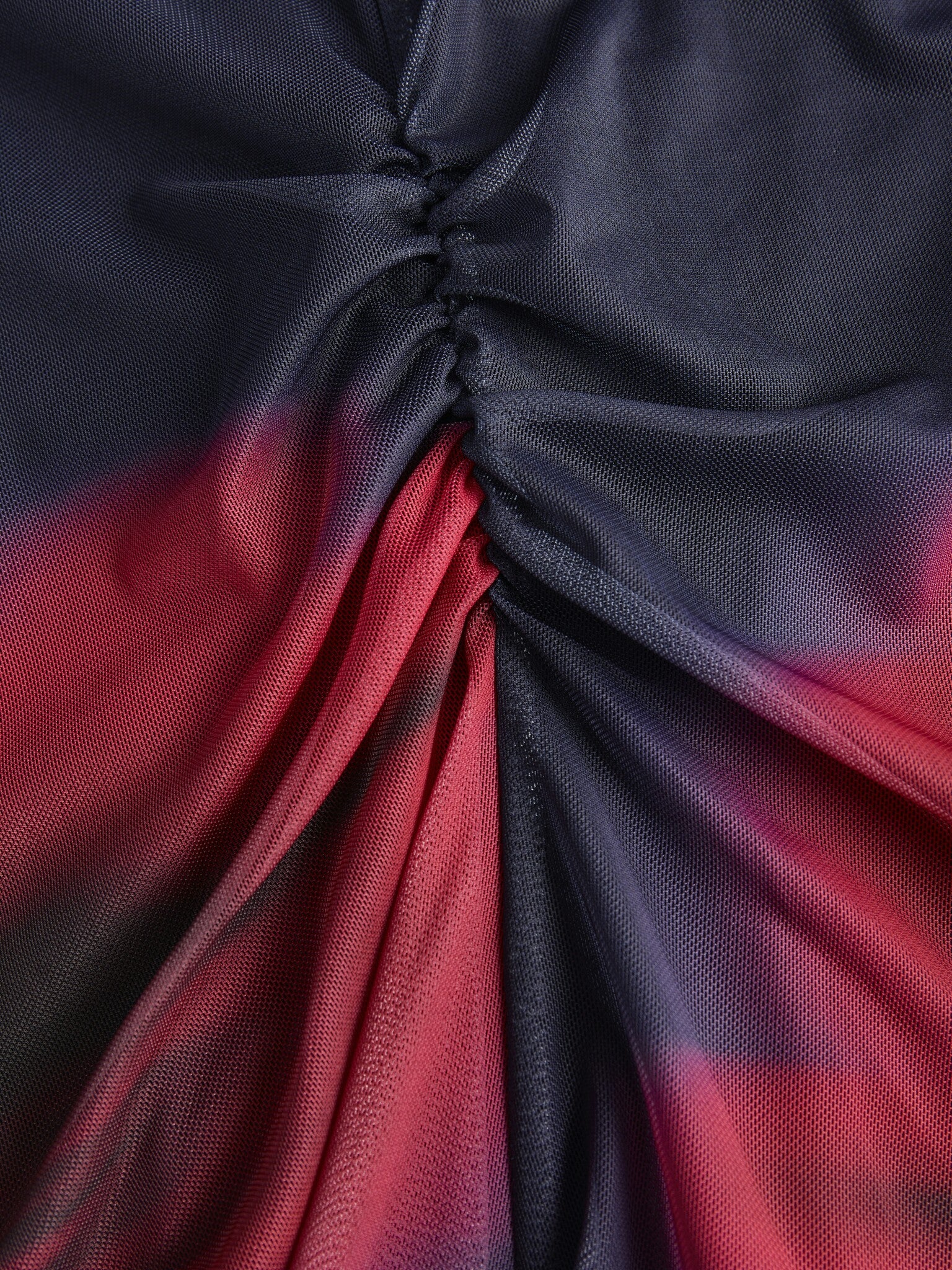 JXMELIA MESH OFF SHOULDER - MARITIME BLUE FLOWER