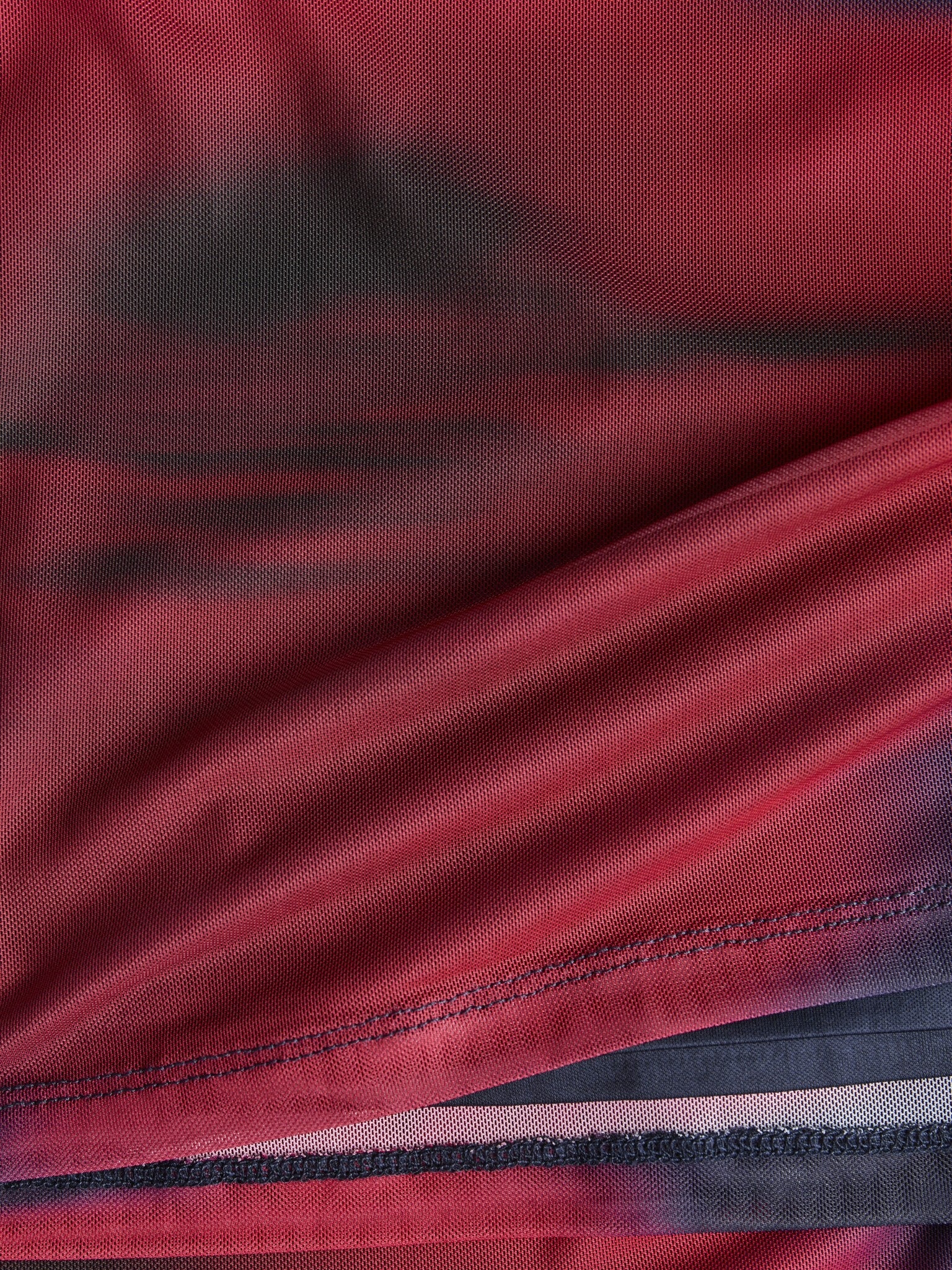 JXMELIA MESH OFF SHOULDER - MARITIME BLUE FLOWER