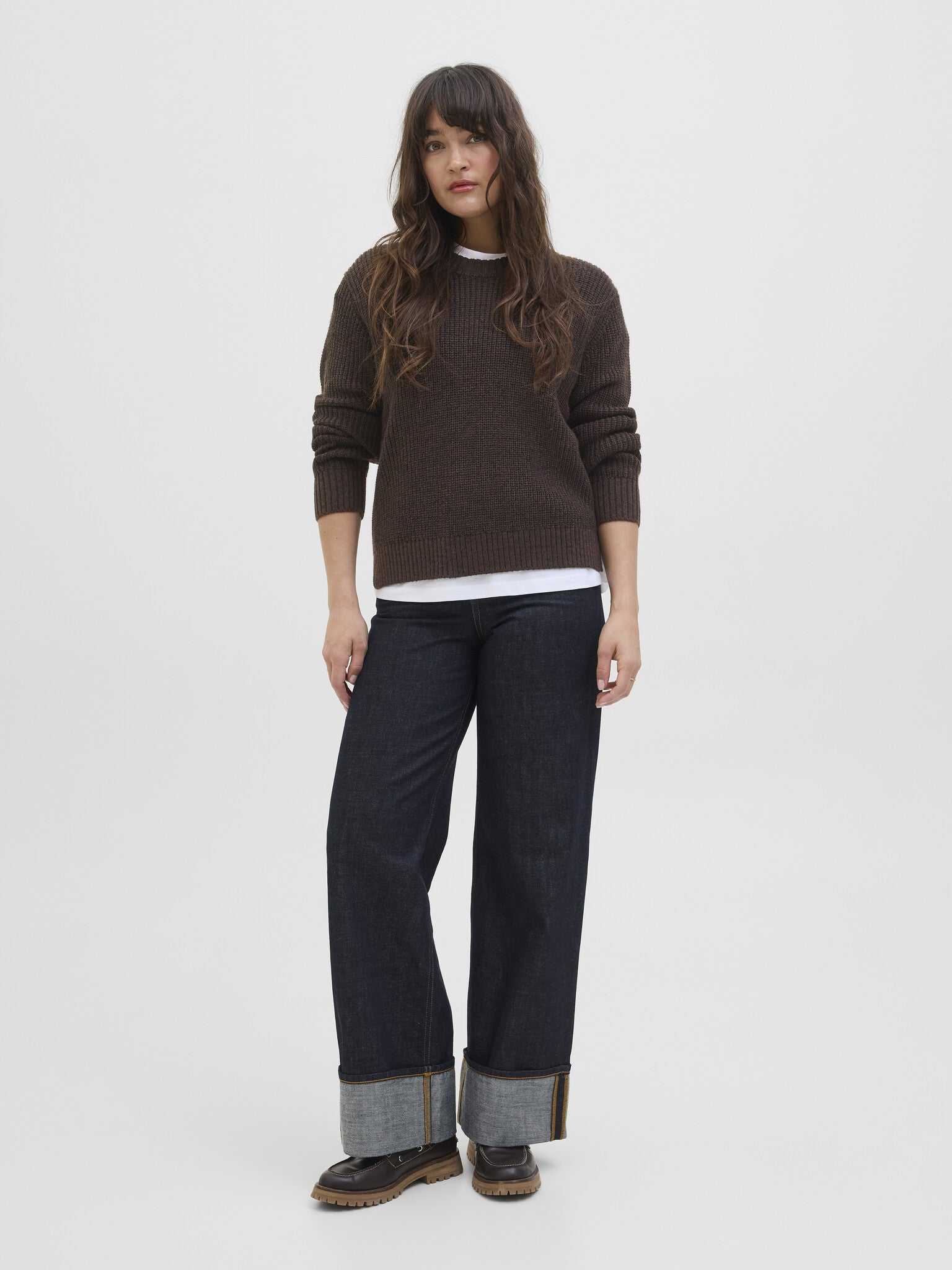 JXGLOBAL CREW-HALS GEBREID - DELICIOSO