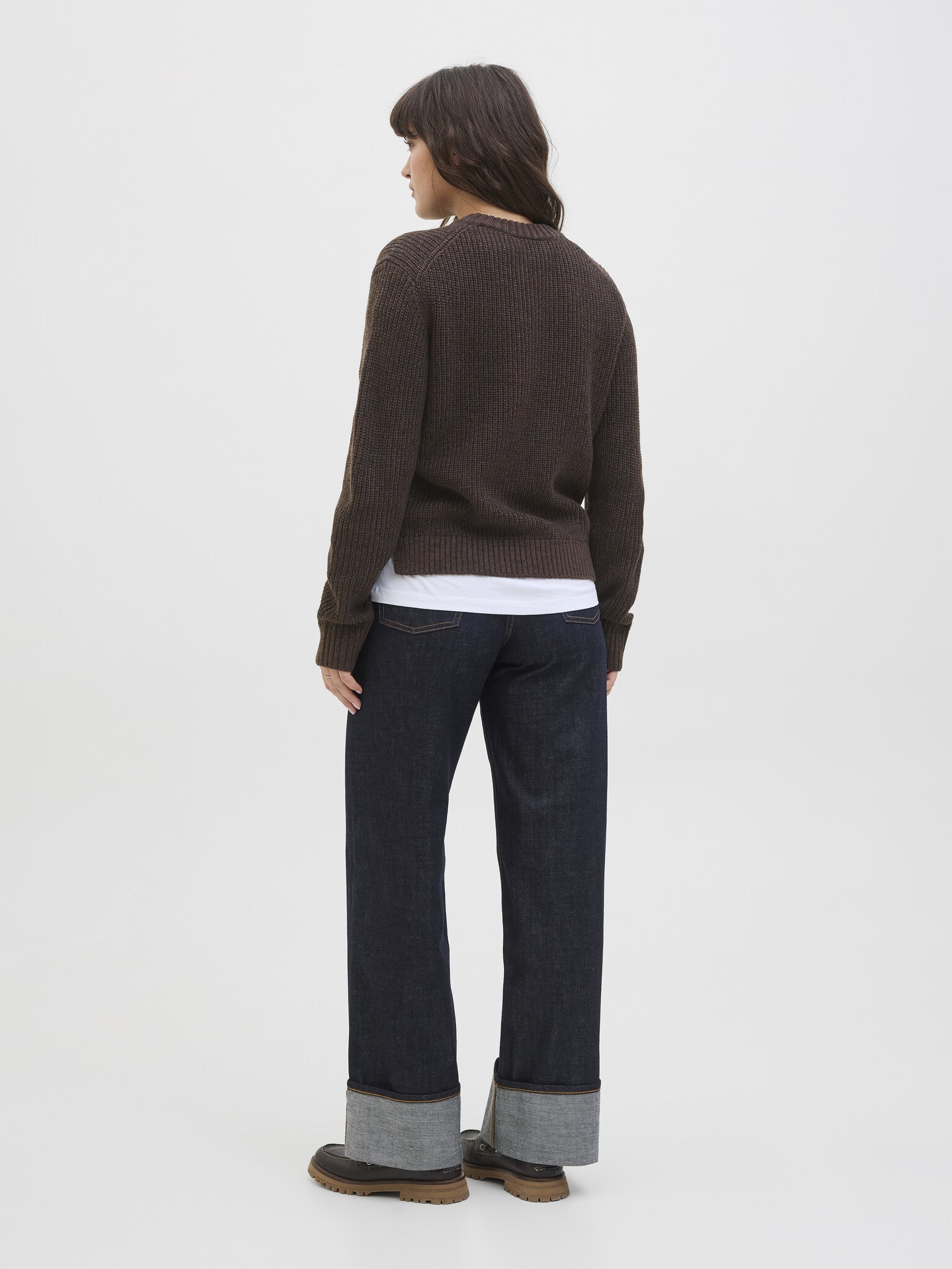 JXGLOBAL CREW-HALS GEBREID - DELICIOSO