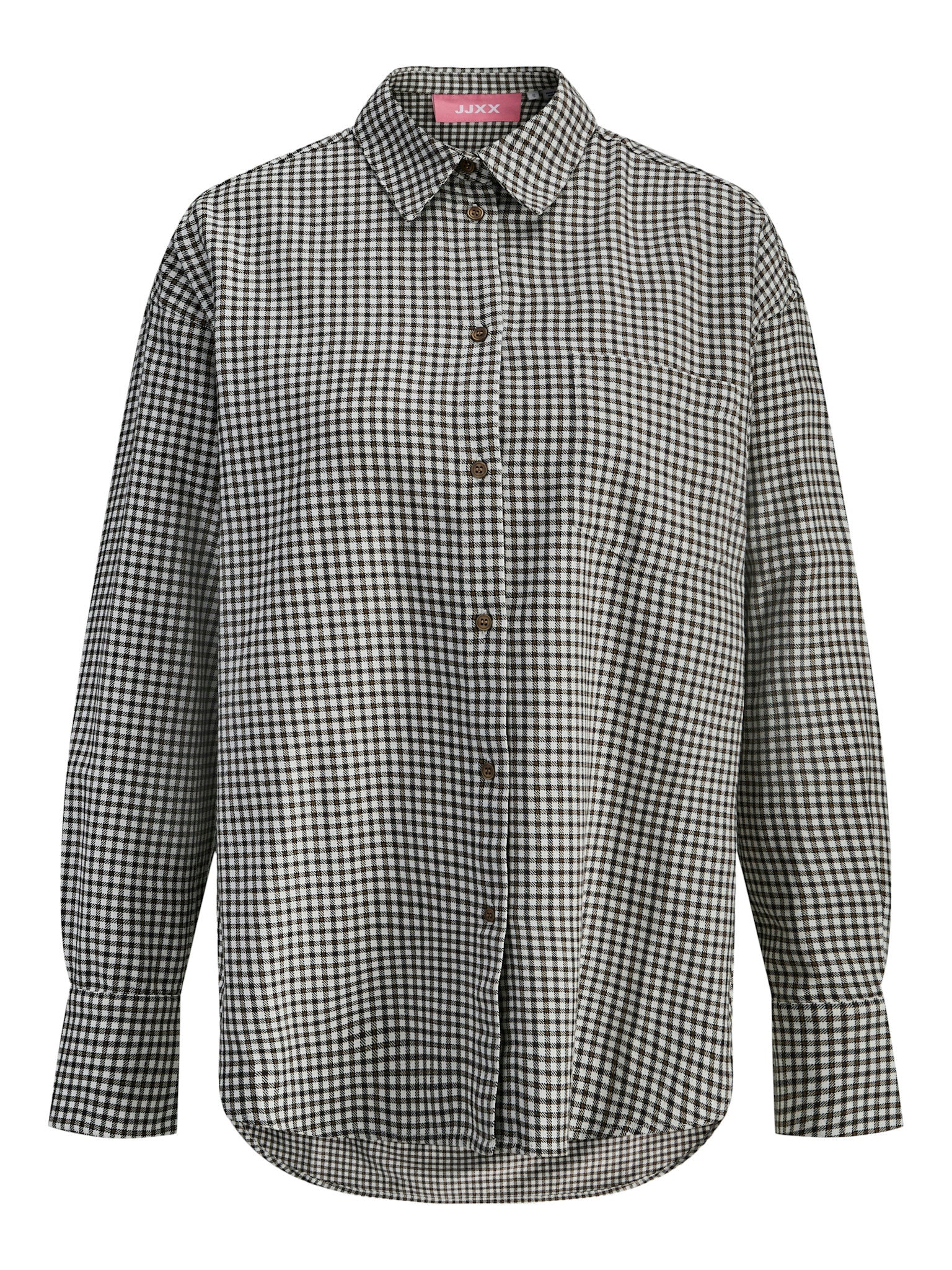 JXJAMIE CHECK FLANNEL SHIRT - CLOUD DANCER CHECKS