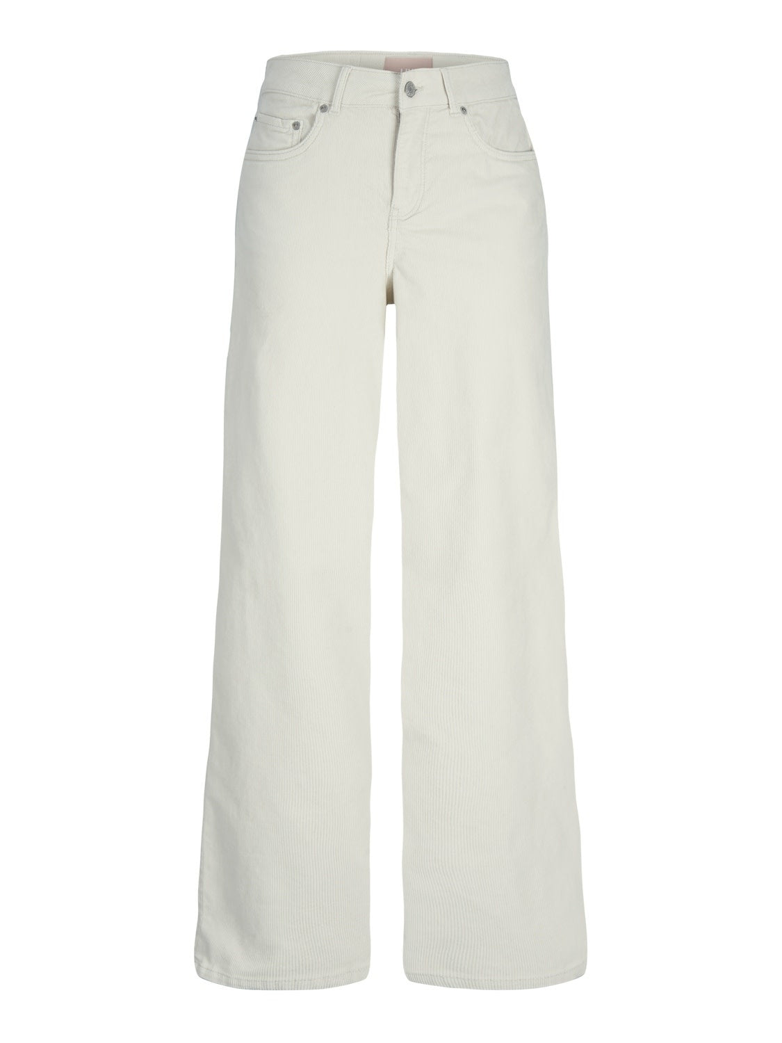 JXGELLY WIDE HW CORD PANT - BONE WHITE