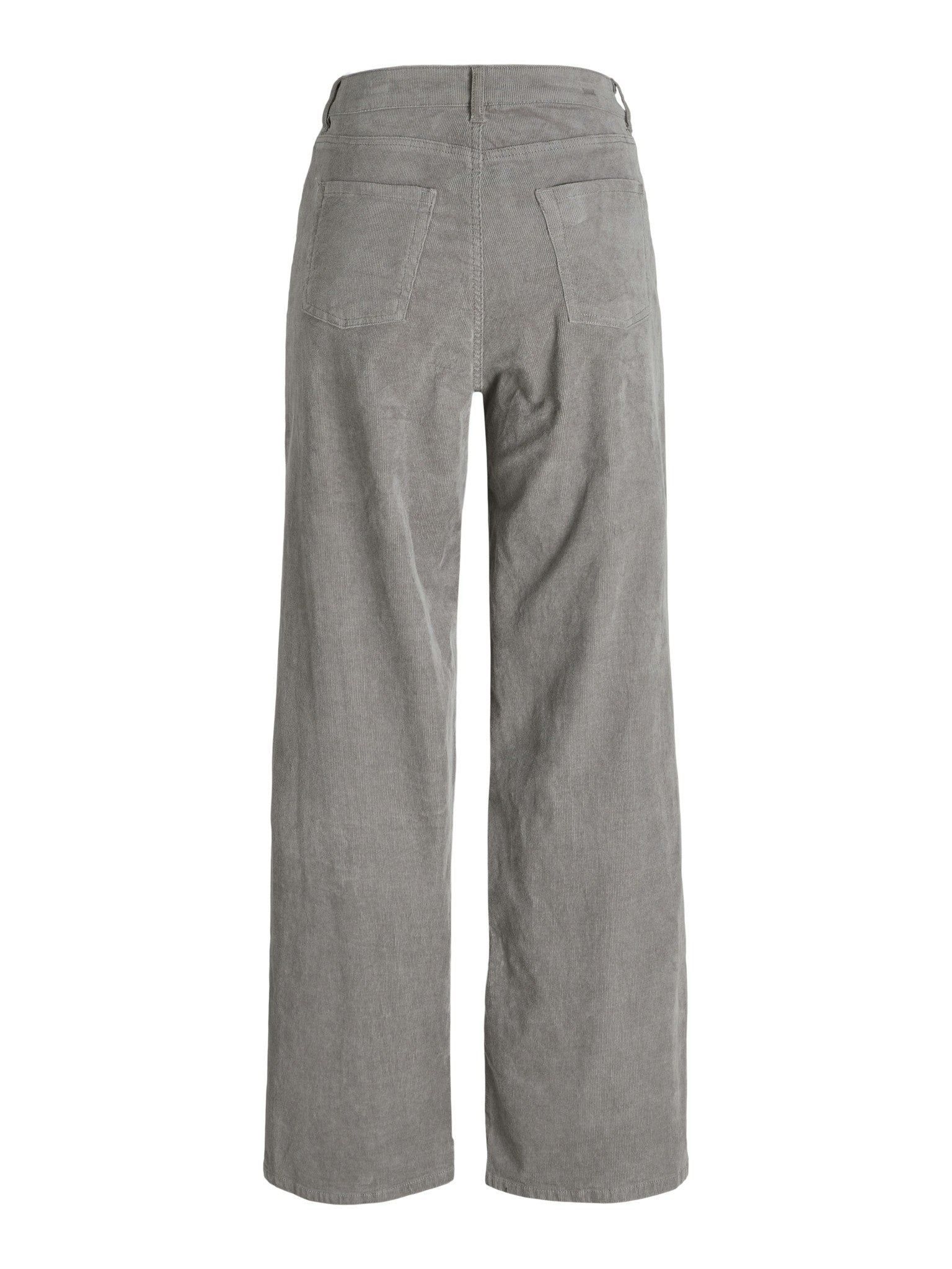 JXGELLY WIDE HW  CORD PANT - GRAY FLANNEL