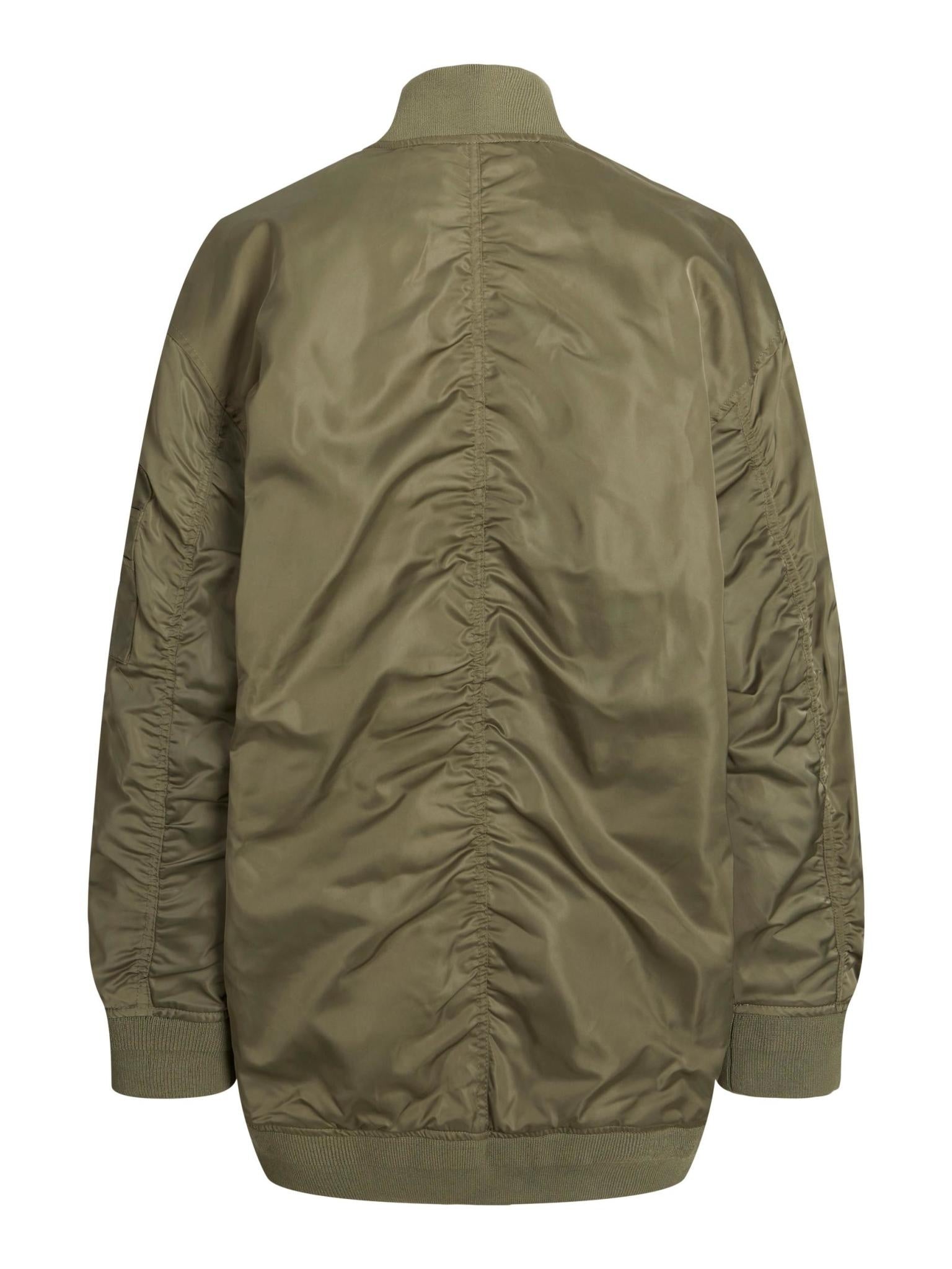 JXHAILEY LONG BOMBER - DUSTY OLIVE