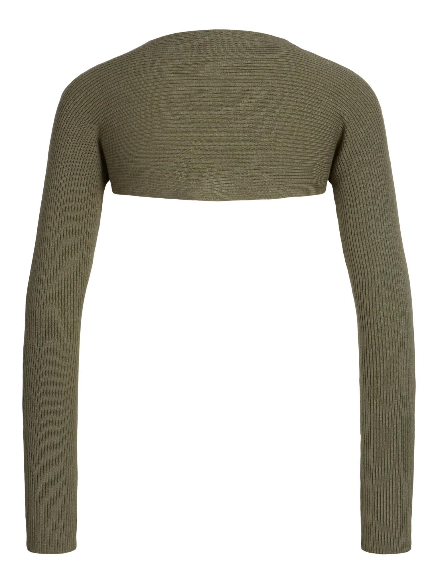 JXSELINA BOLERO KNIT - DUSTY OLIVE