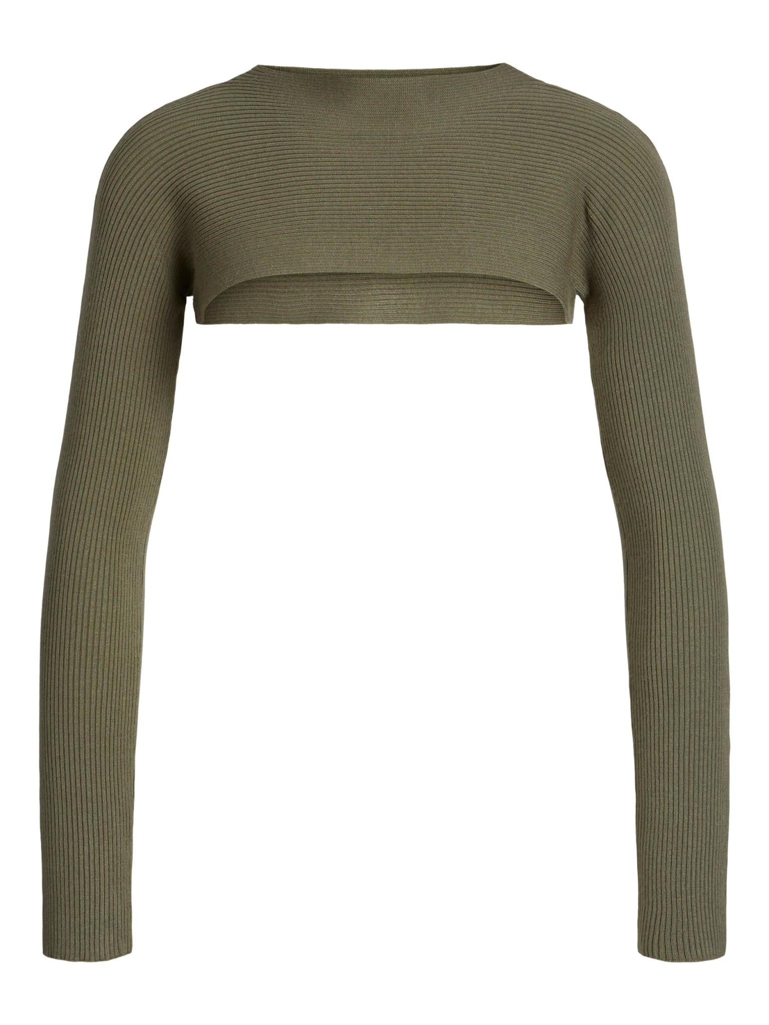 JXSELINA BOLERO KNIT - DUSTY OLIVE