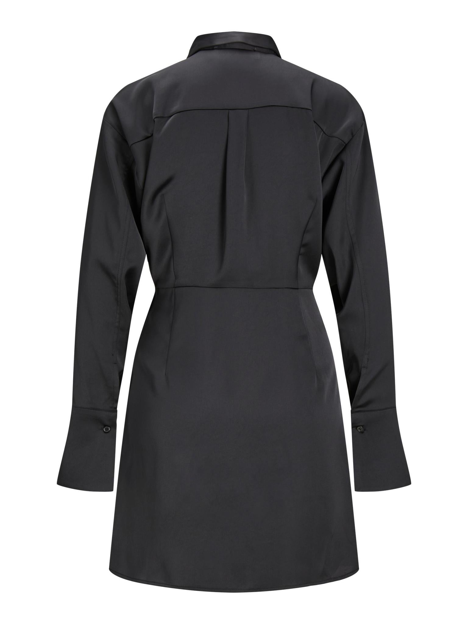 JXKIMMIE SATIN DRESS - BLACK