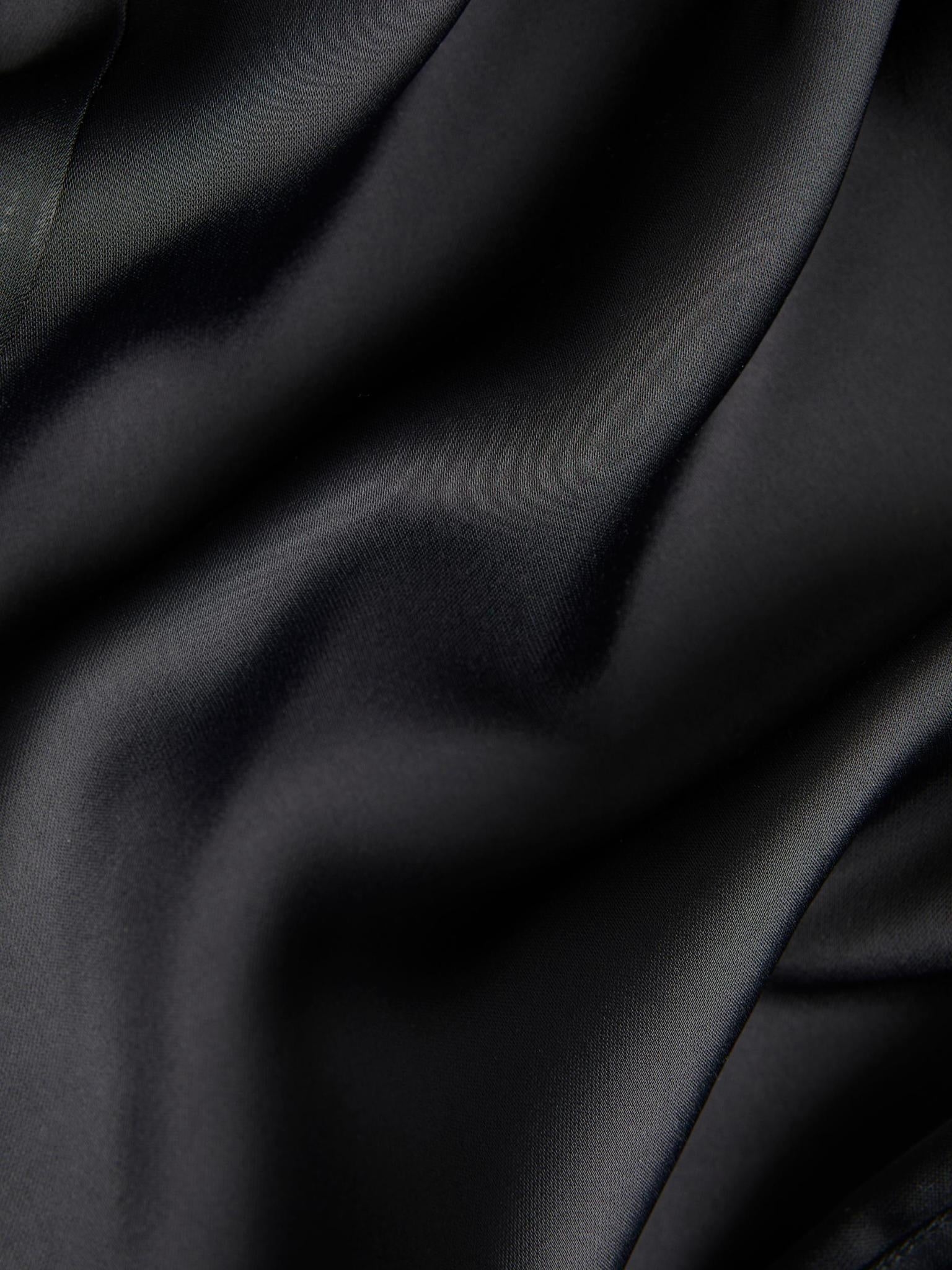 JXKIMMIE SATIN DRESS - BLACK
