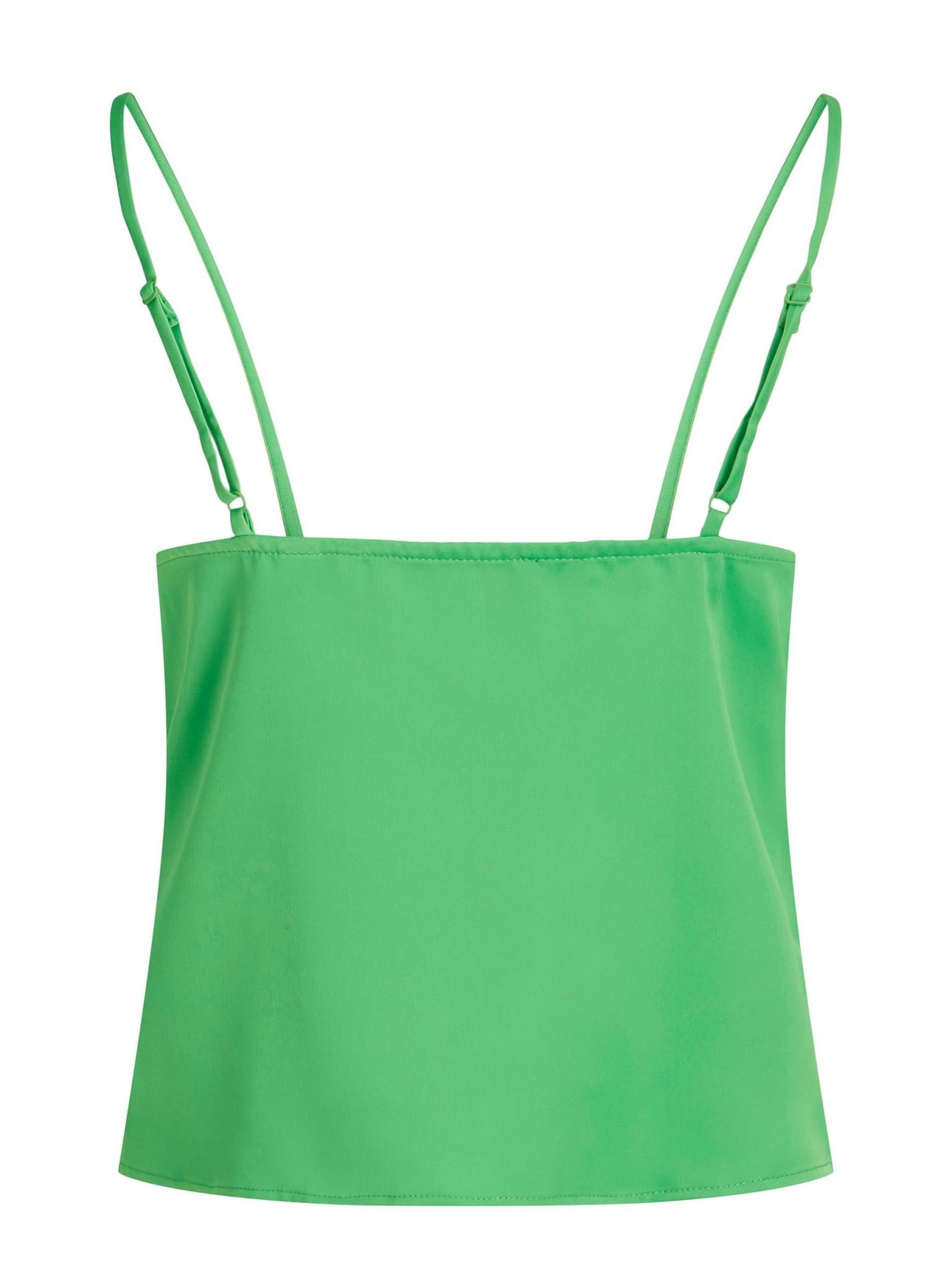 JXKIMMIE SATIN TOP - CLASSIC GREEN