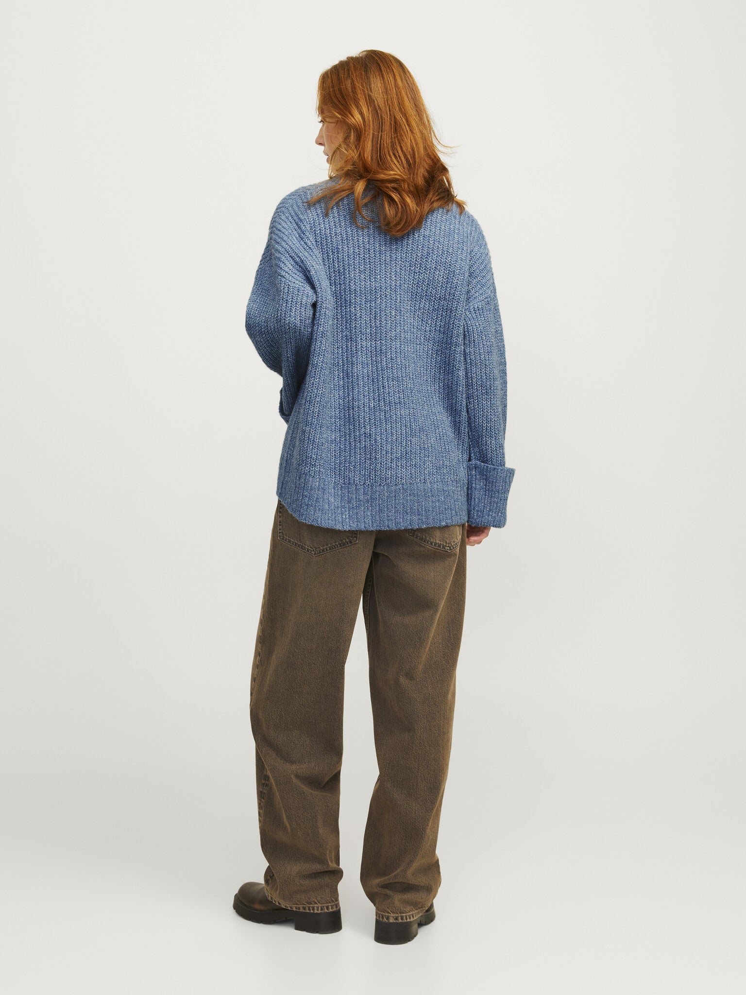 JXELLINORA CREW NECK KNIT - CORONET BLUE