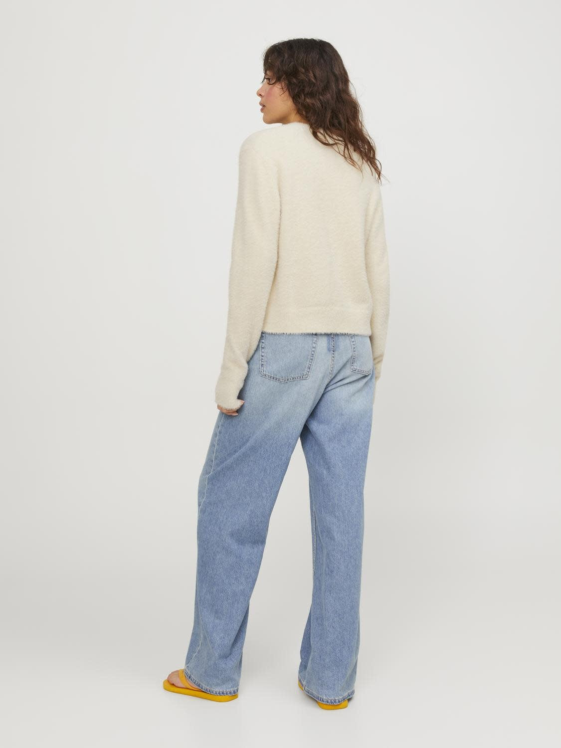 JXOLIVIA CARDIGAN KNIT - FEATHER GRAY
