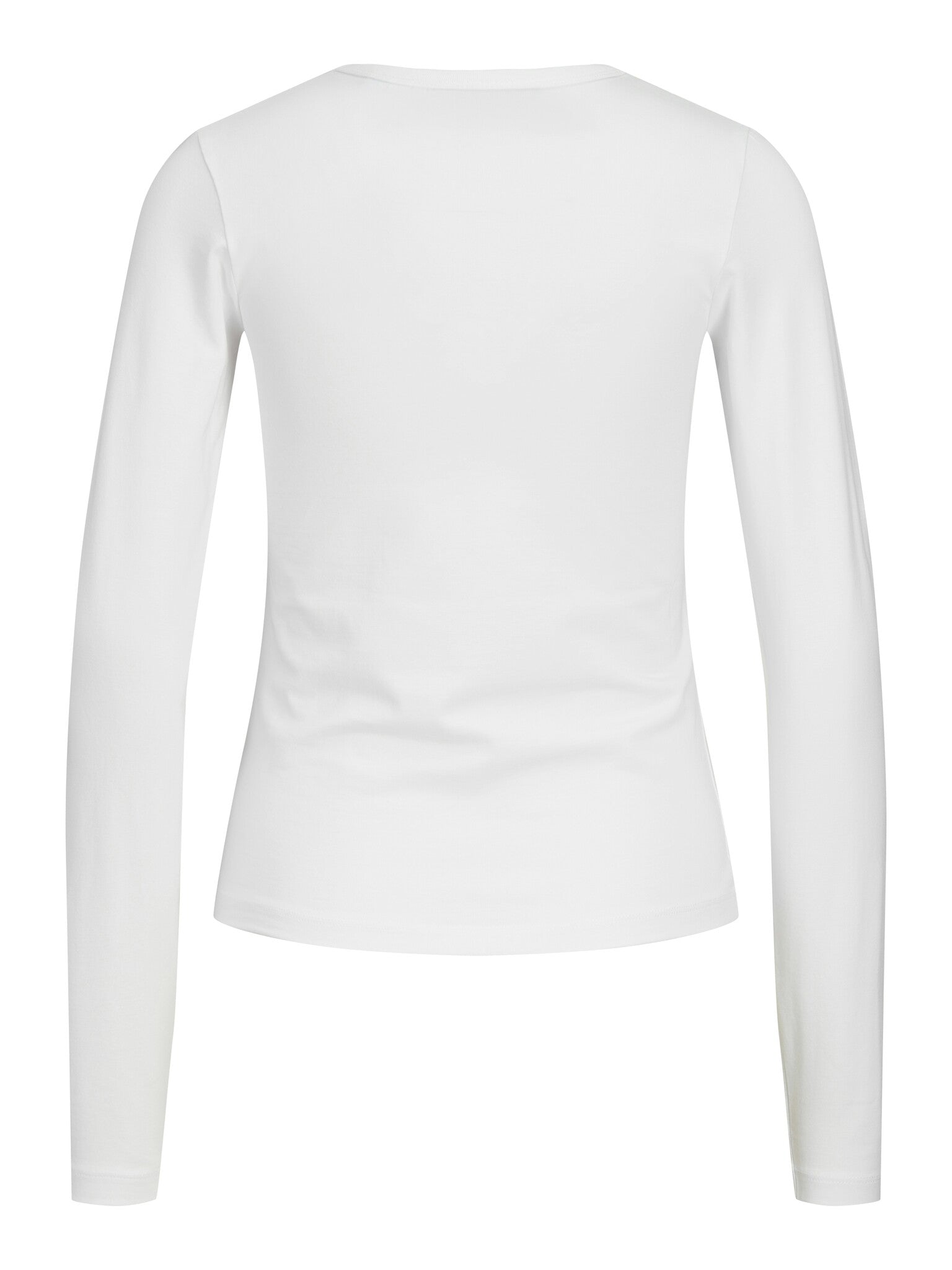 T-shirt uni manches longues JXCELINE GIGI - BLANC