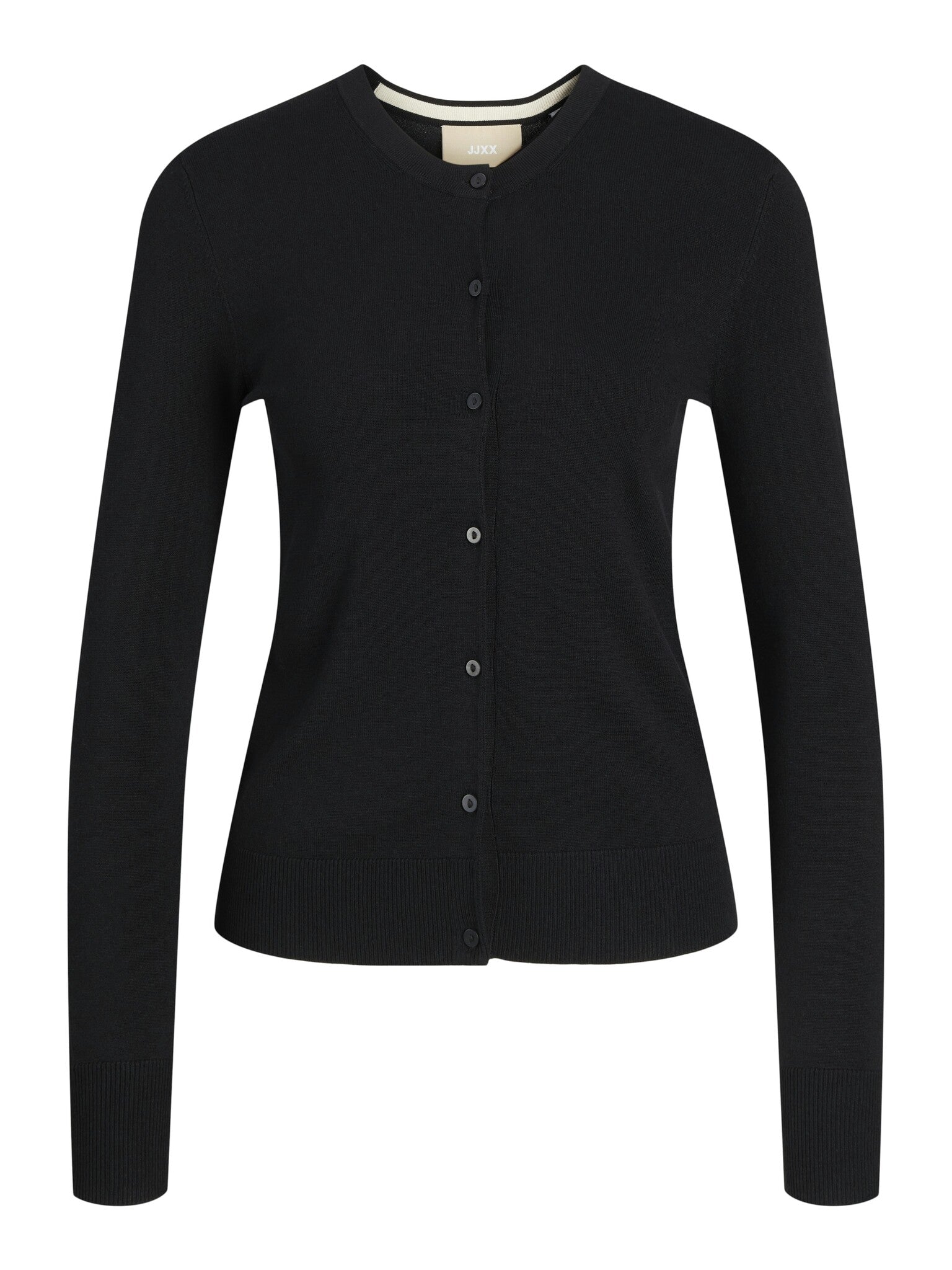 JXOPHELIA COMFY CARDIGAN KNIT - BLACK