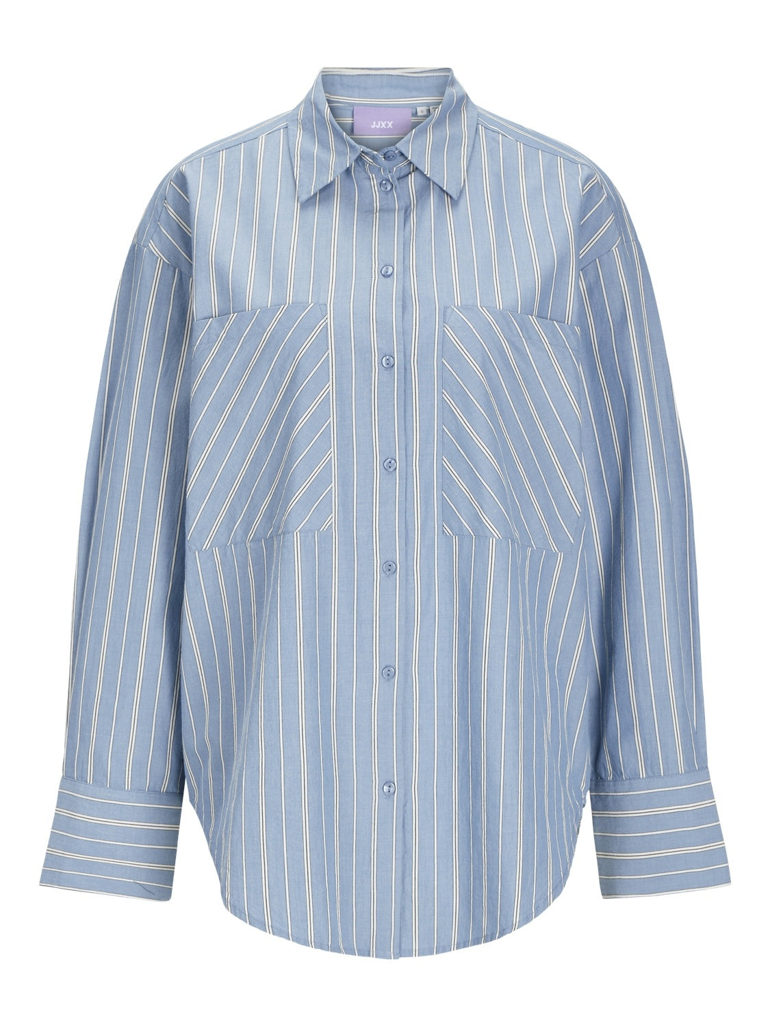 JXTESSA LS POPLIN SHIRT - BLUE
