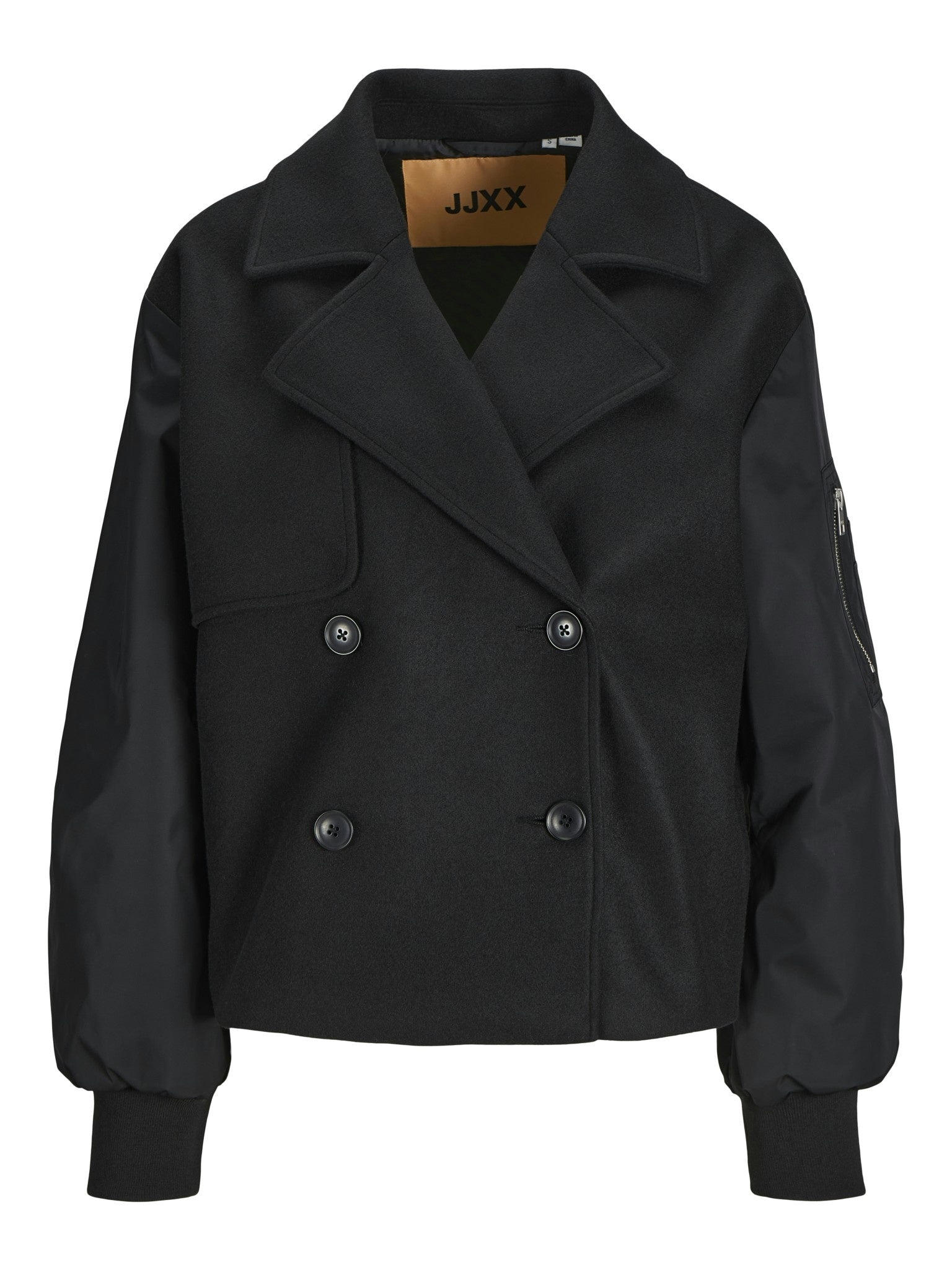 JXHARPER MIX BIKER JACKET - BLACK