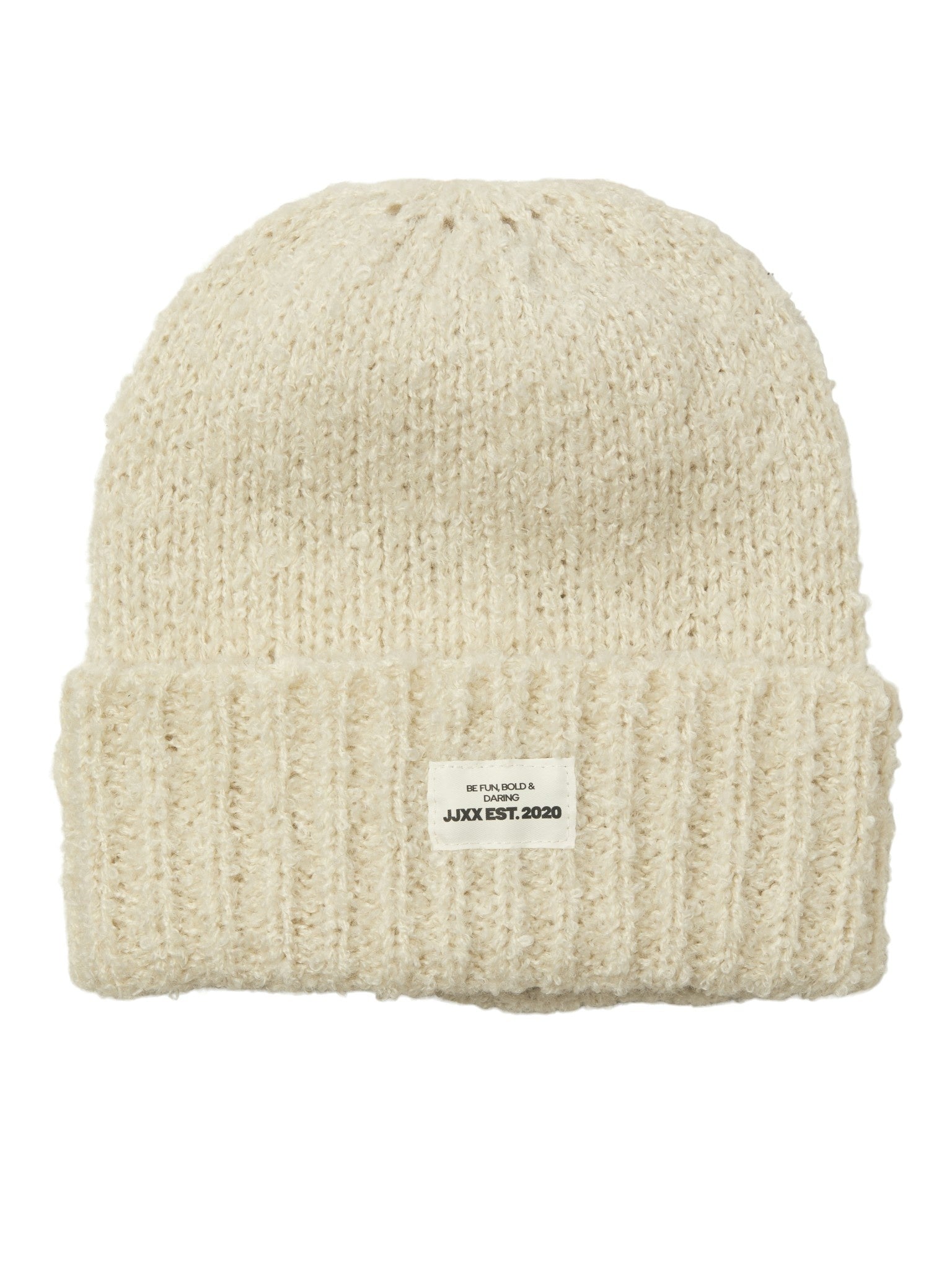 JXMARLEE BOUCLE BEANIE - VANILLE ICE