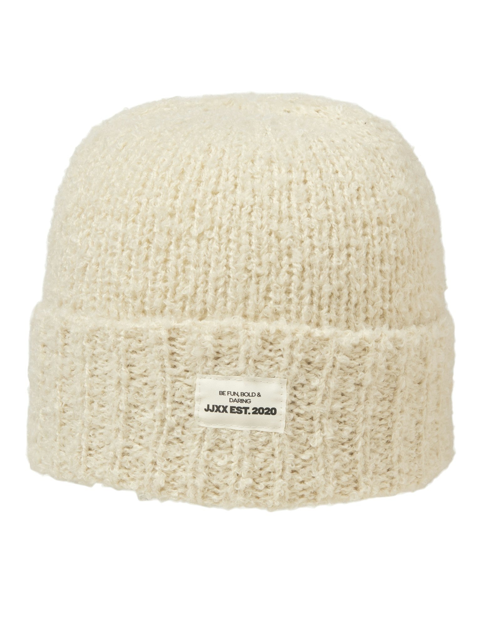 JXMARLEE BOUCLE BEANIE - VANILLE ICE