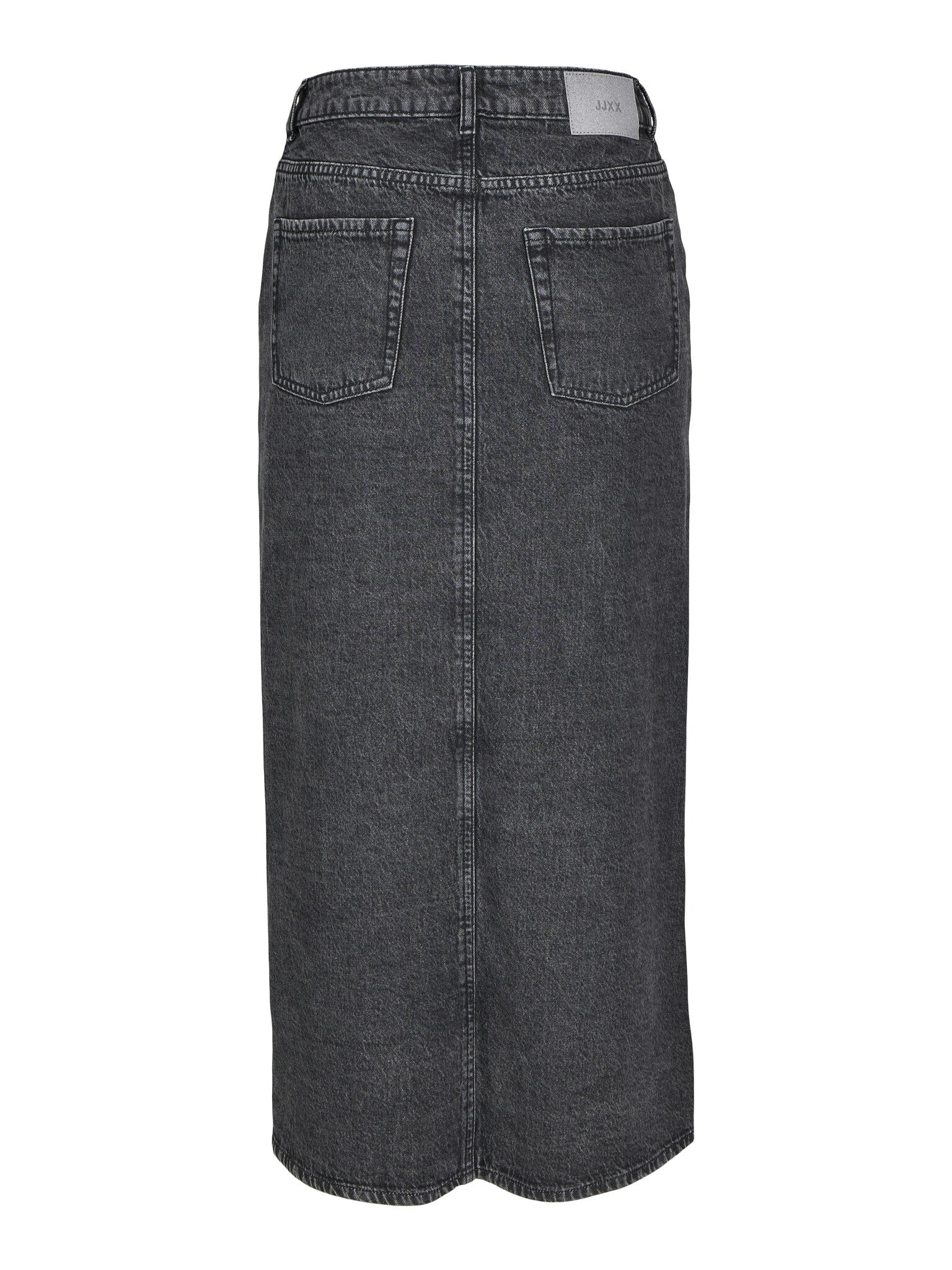 JXAURA LANGE DENIM ROK - GRIJZE DENIM