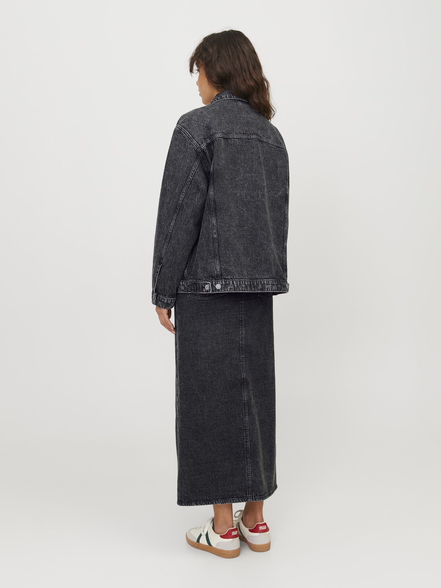 JXORLY RLX LONG DENIM JACKET - GREY
