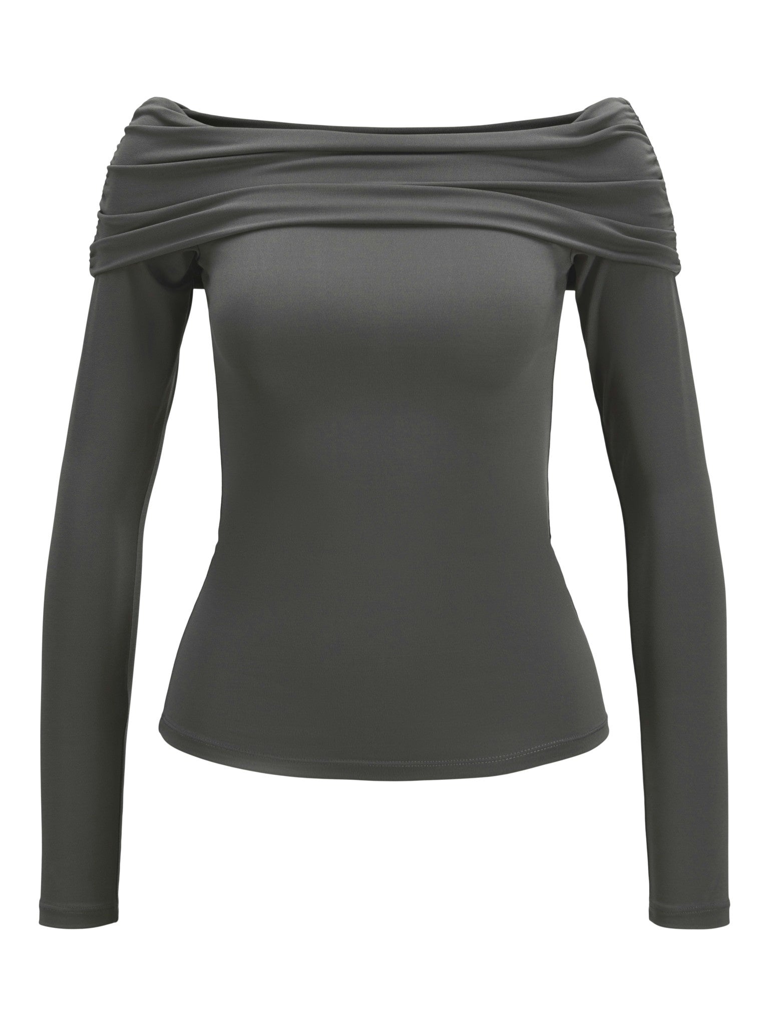 JXMILLE OFF SHOULDER TOP - THUNDERSTORM