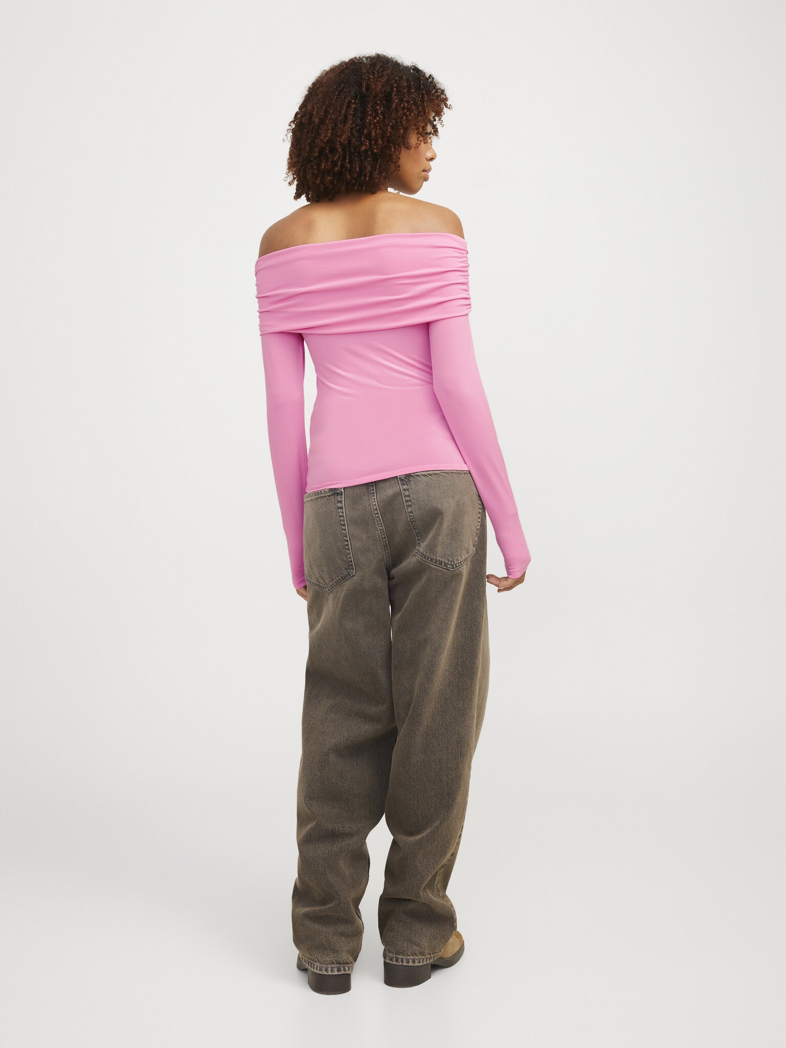 JXMILLE OFF SHOULDER TOP - MOONLITE MAUVE