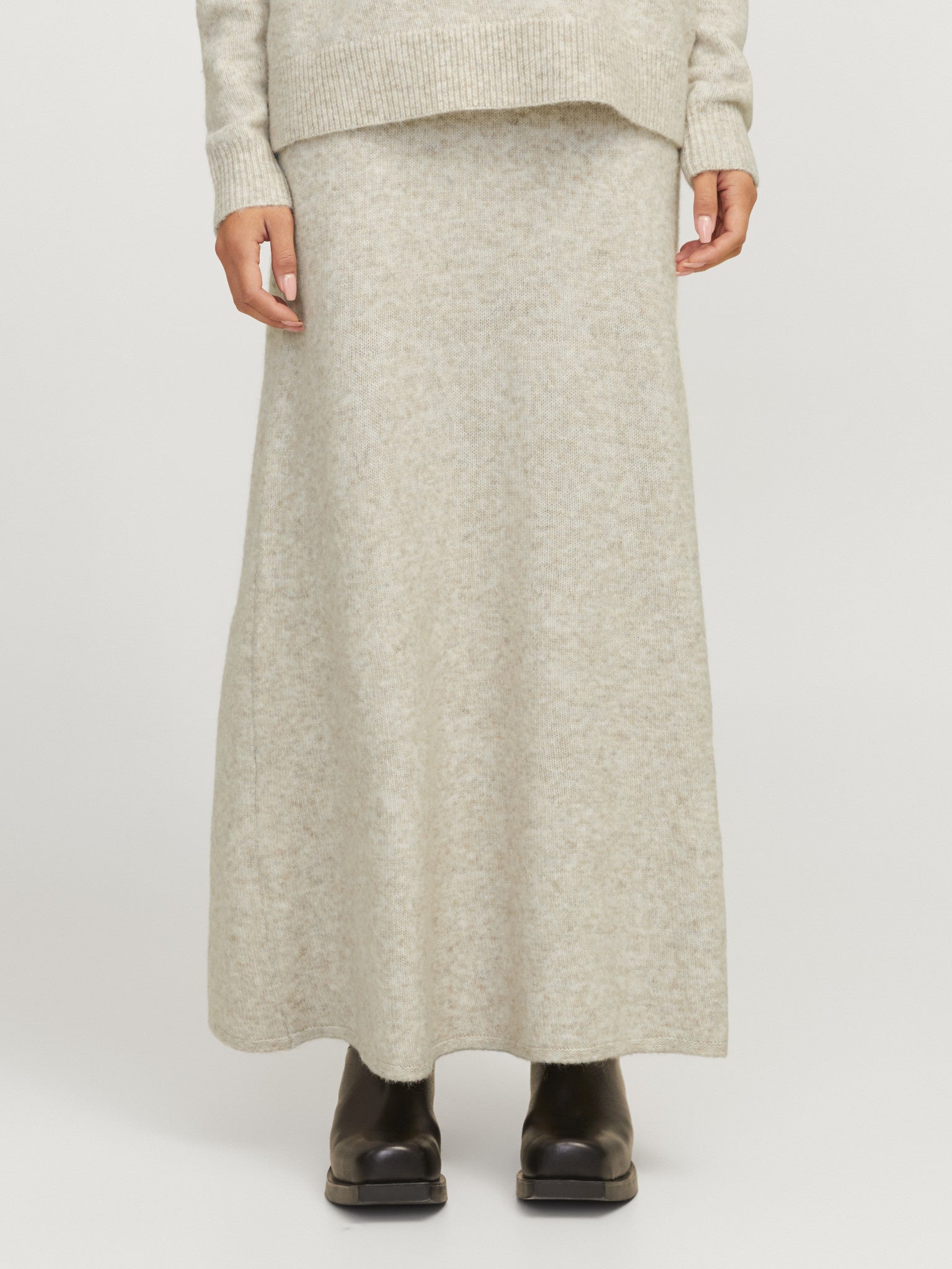 JXMINKA KNIT SKIRT - FOG