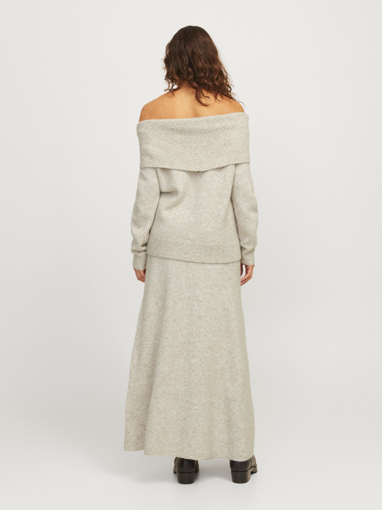 JXMINKA KNIT SKIRT - FOG