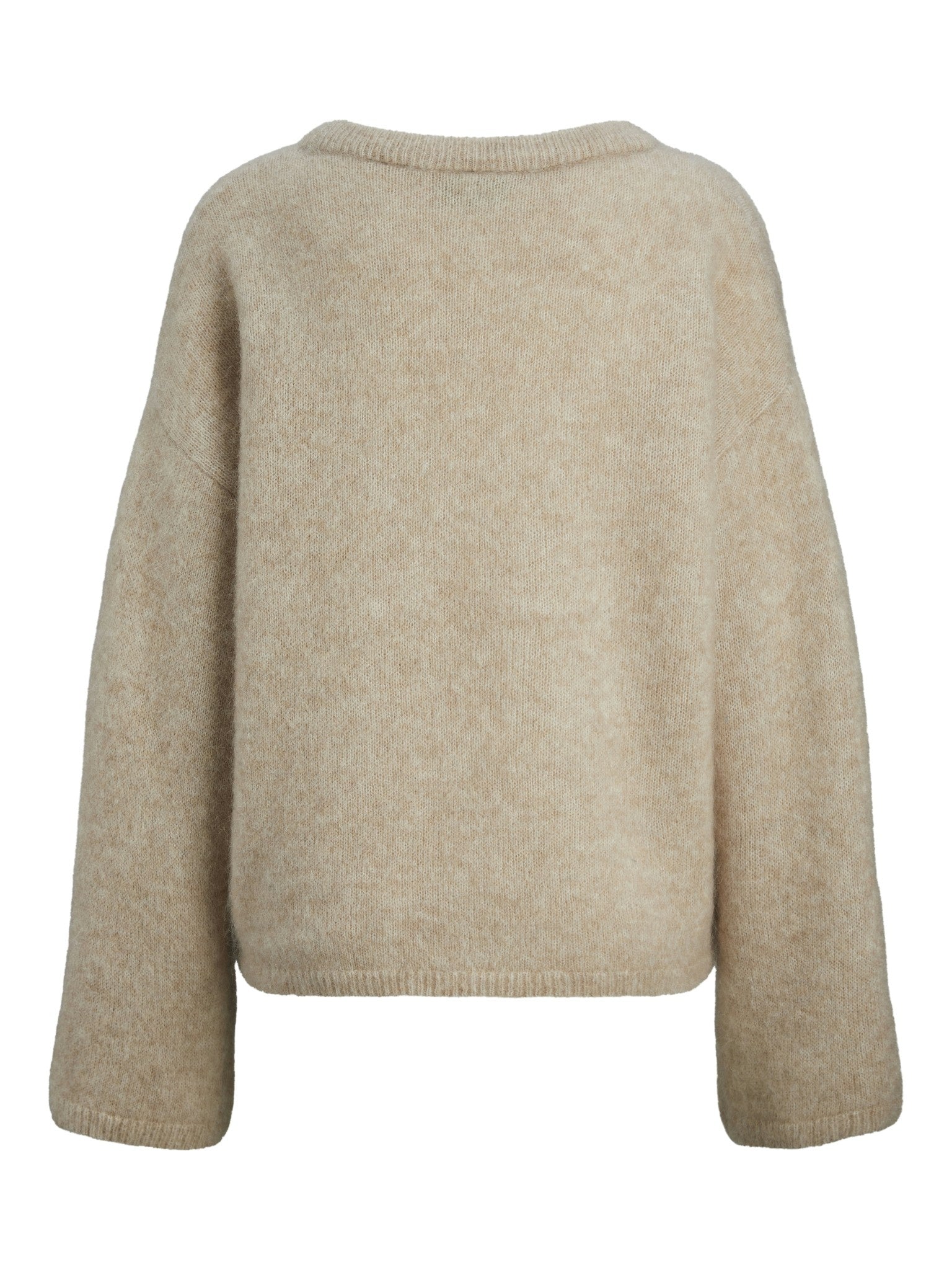 JXMARSHA CREW NECK KNIT - FEATHER GRAY