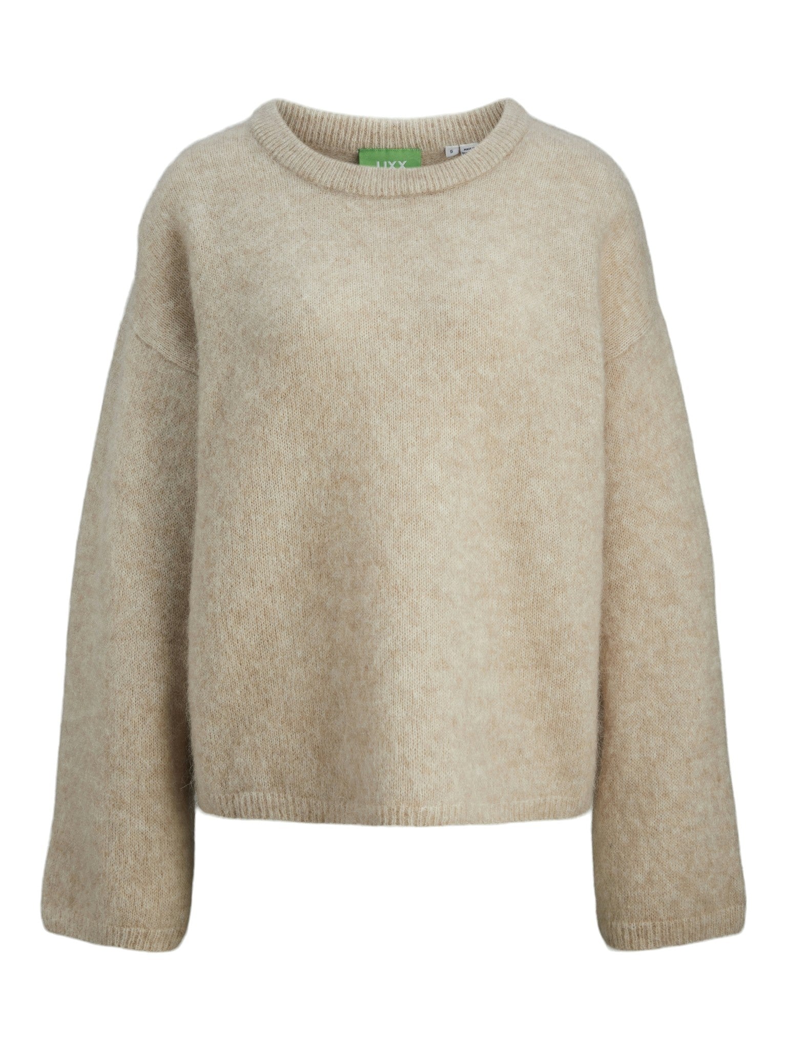 JXMARSHA CREW NECK KNIT - FEATHER GRAY