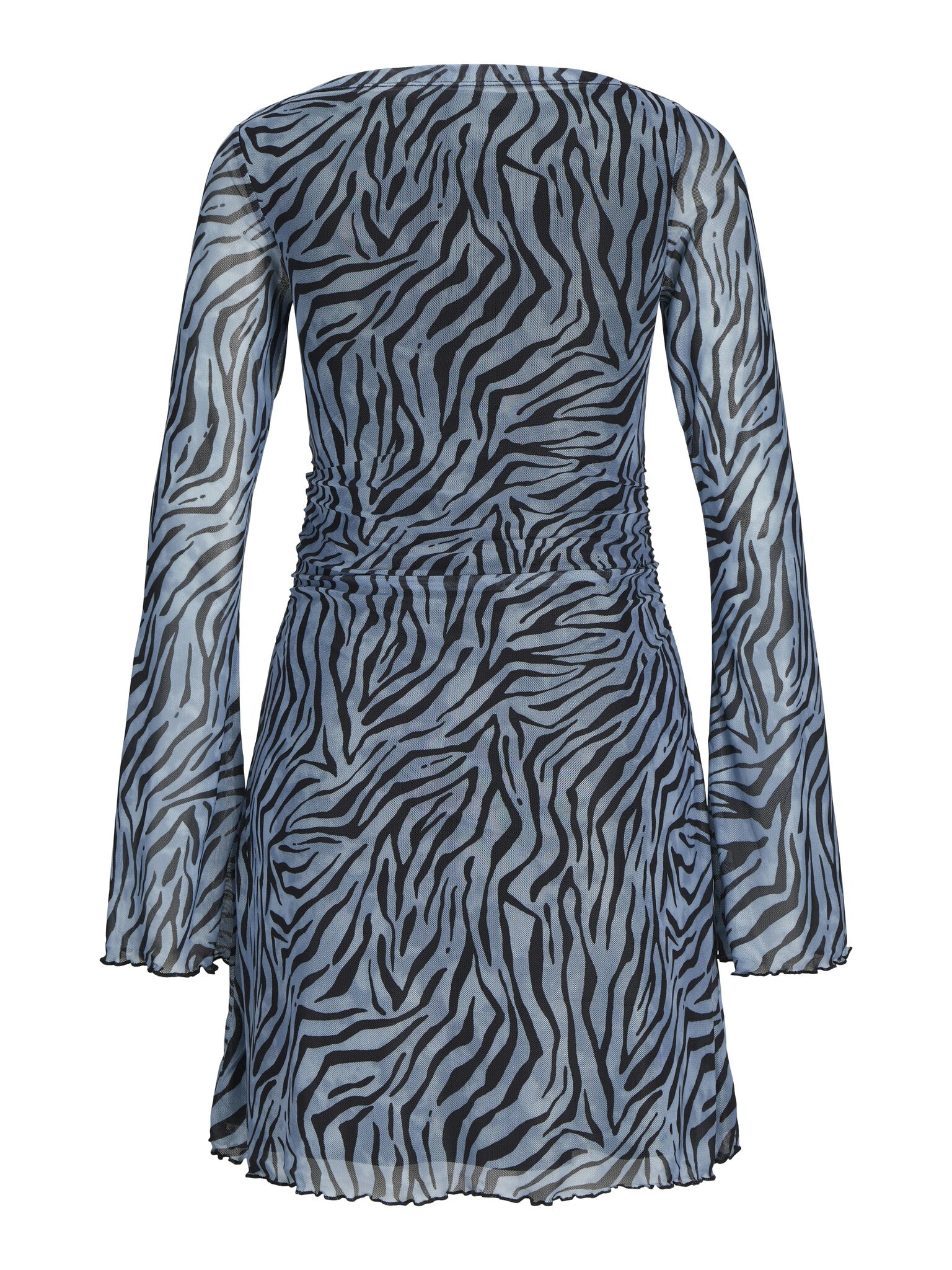 JXMINNA MESH LS DRESS AOPZEBRA