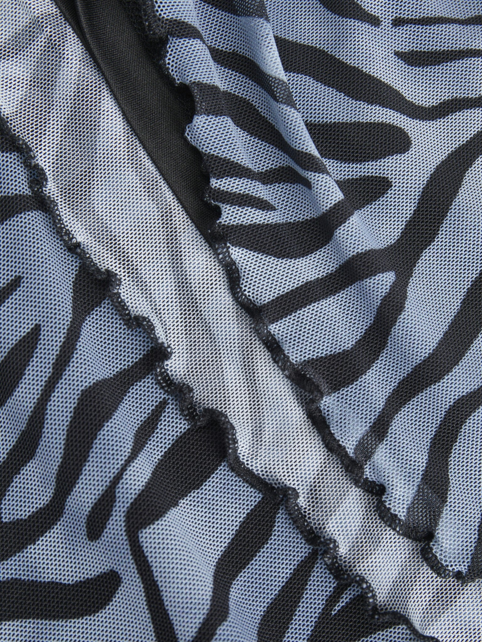 JXMINNA MESH LS DRESS AOPZEBRA