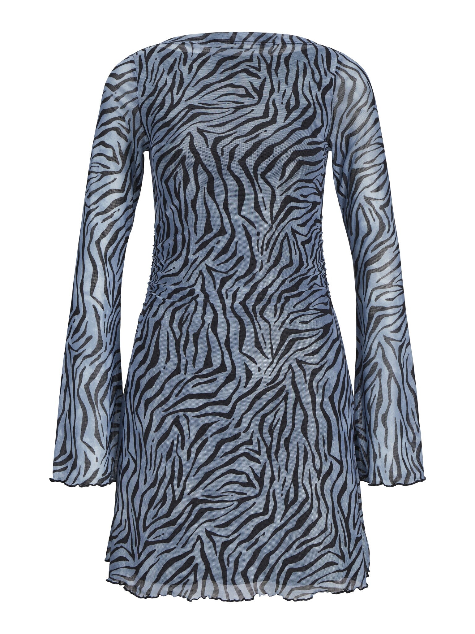 JXMINNA MESH LS DRESS AOPZEBRA