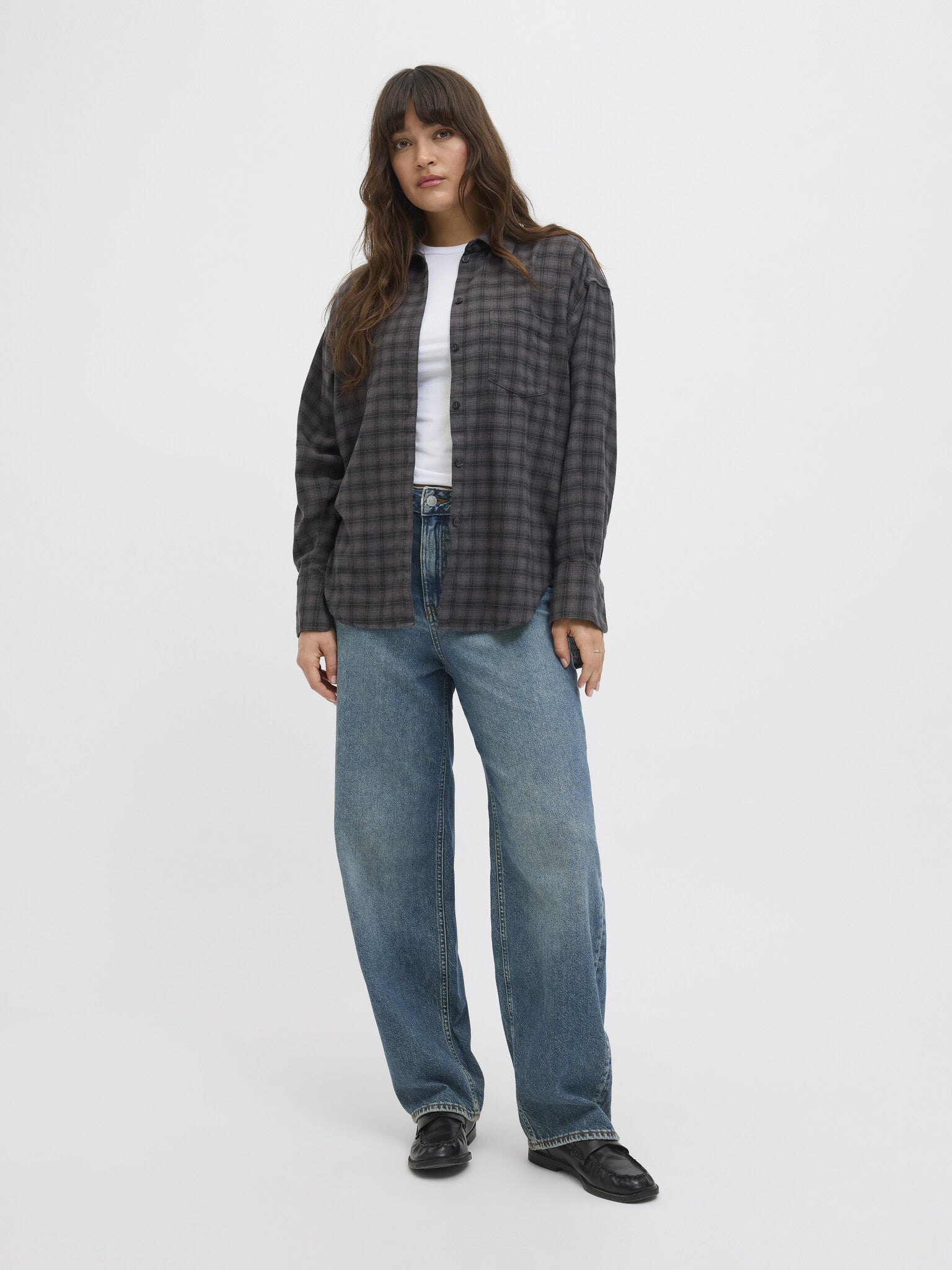 JXJAMIE FLANNEL SHIRT - PAVEMENT CHECKS