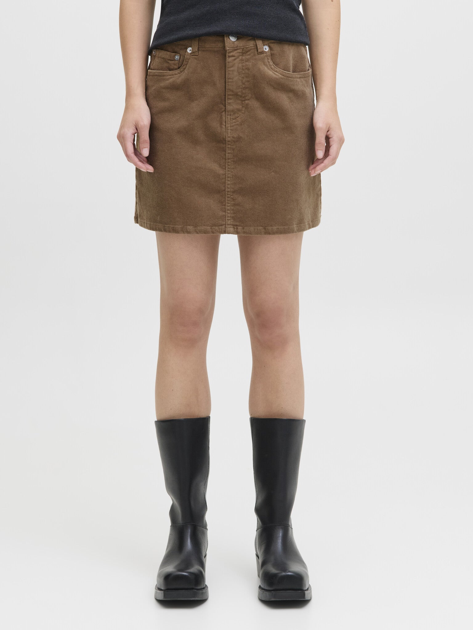 JXGELLY KORTE ROK - OTTER CAMEL