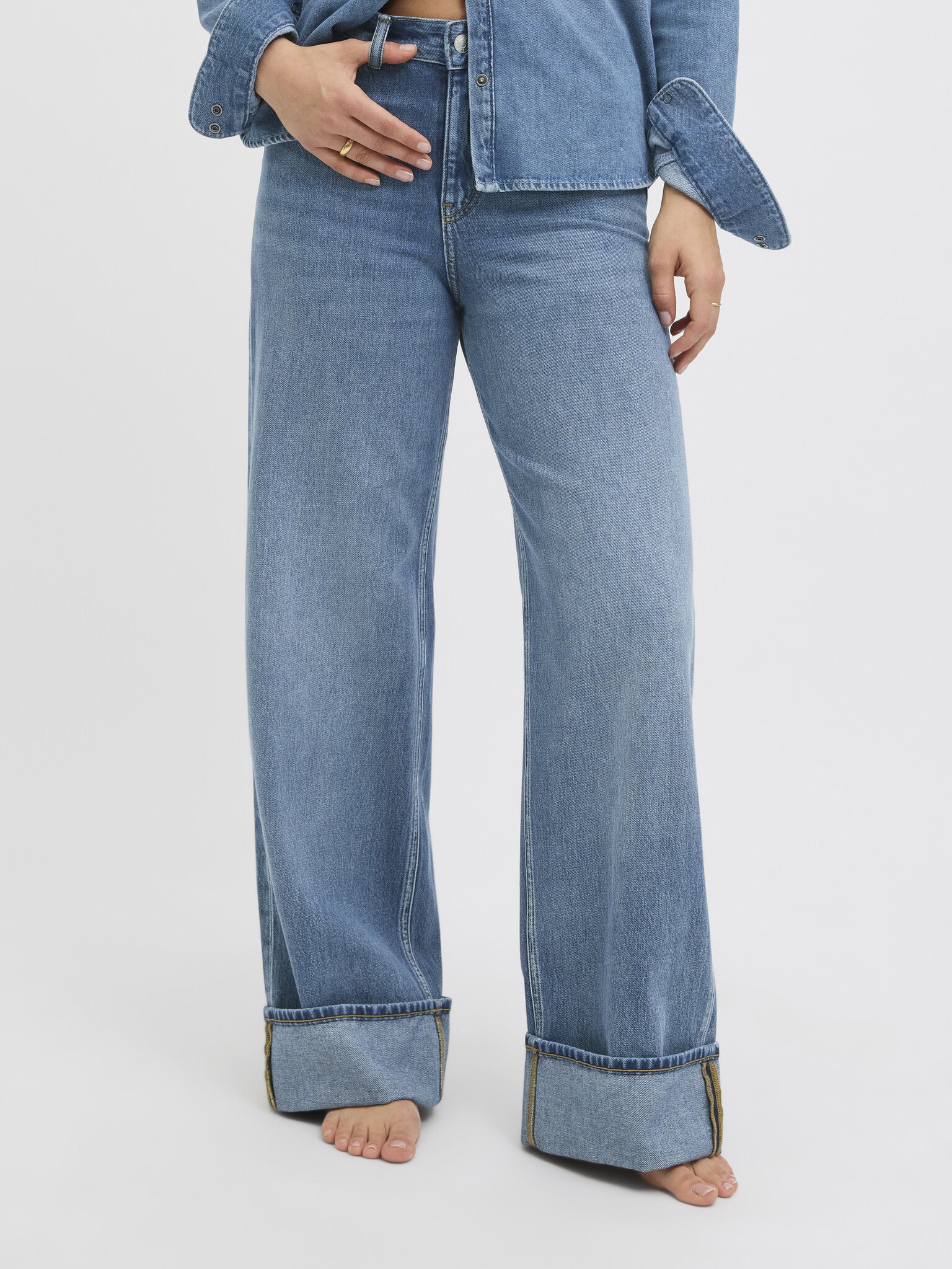 JXTOKYO FOLD R254 - MED BLAUW DENIM