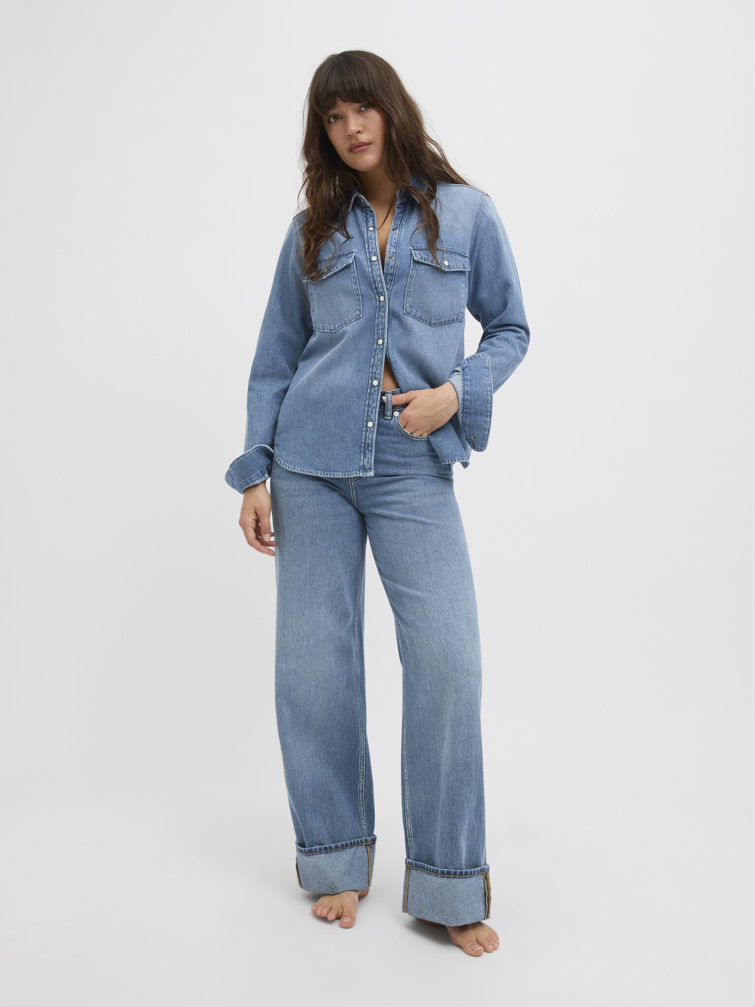 JXTOKYO FOLD R254 - MED BLAUW DENIM