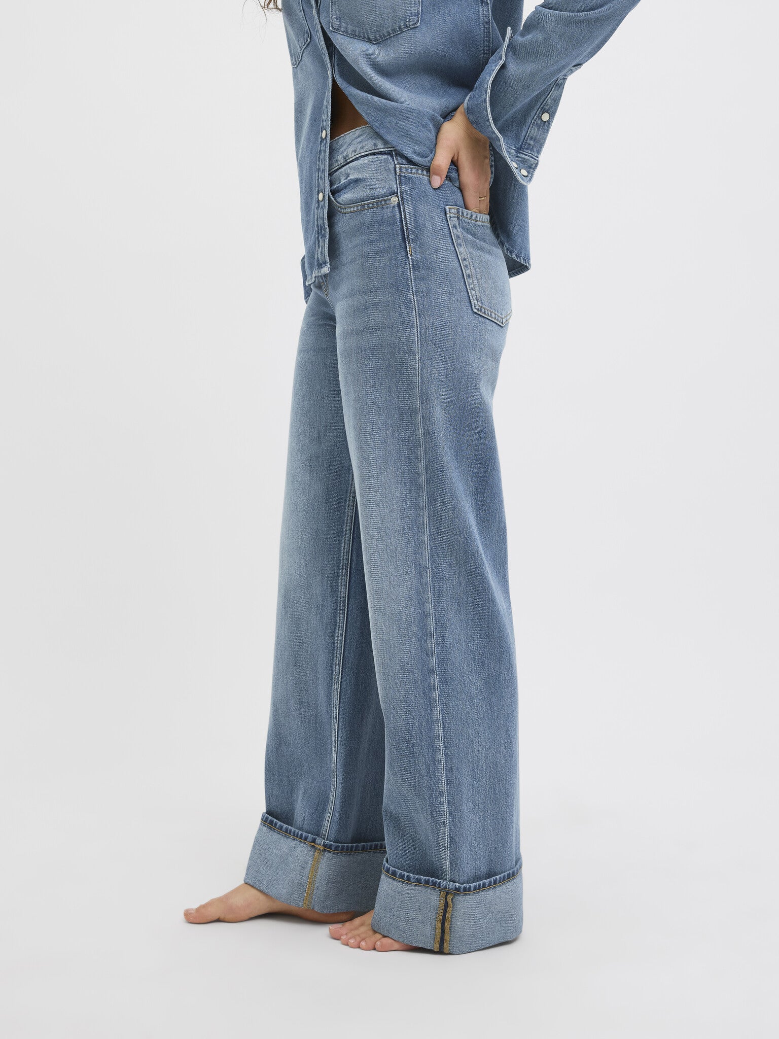 JXTOKYO FOLD R254 - MED BLAUW DENIM