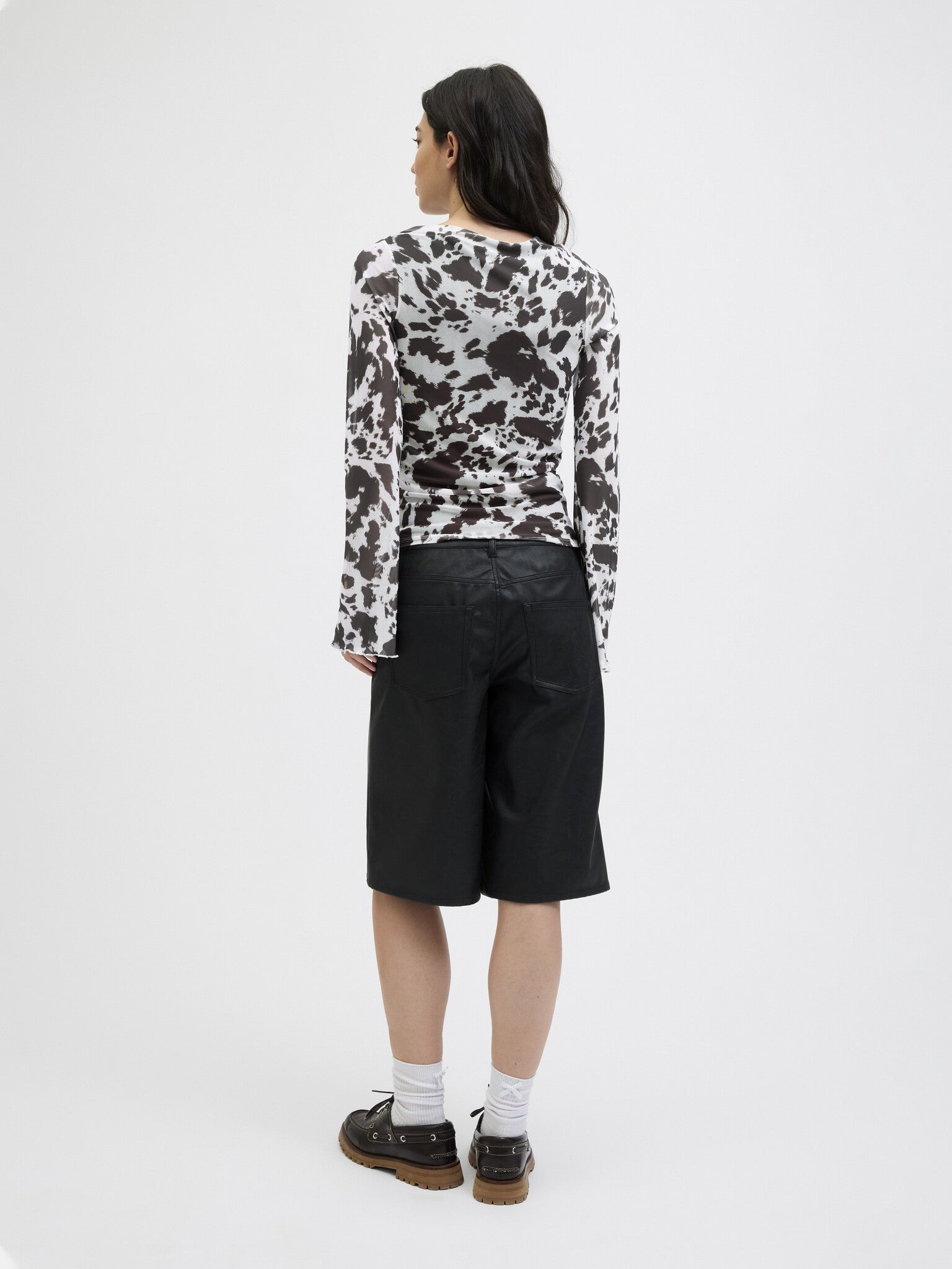 JXMINNA MESH LS TOP - COW