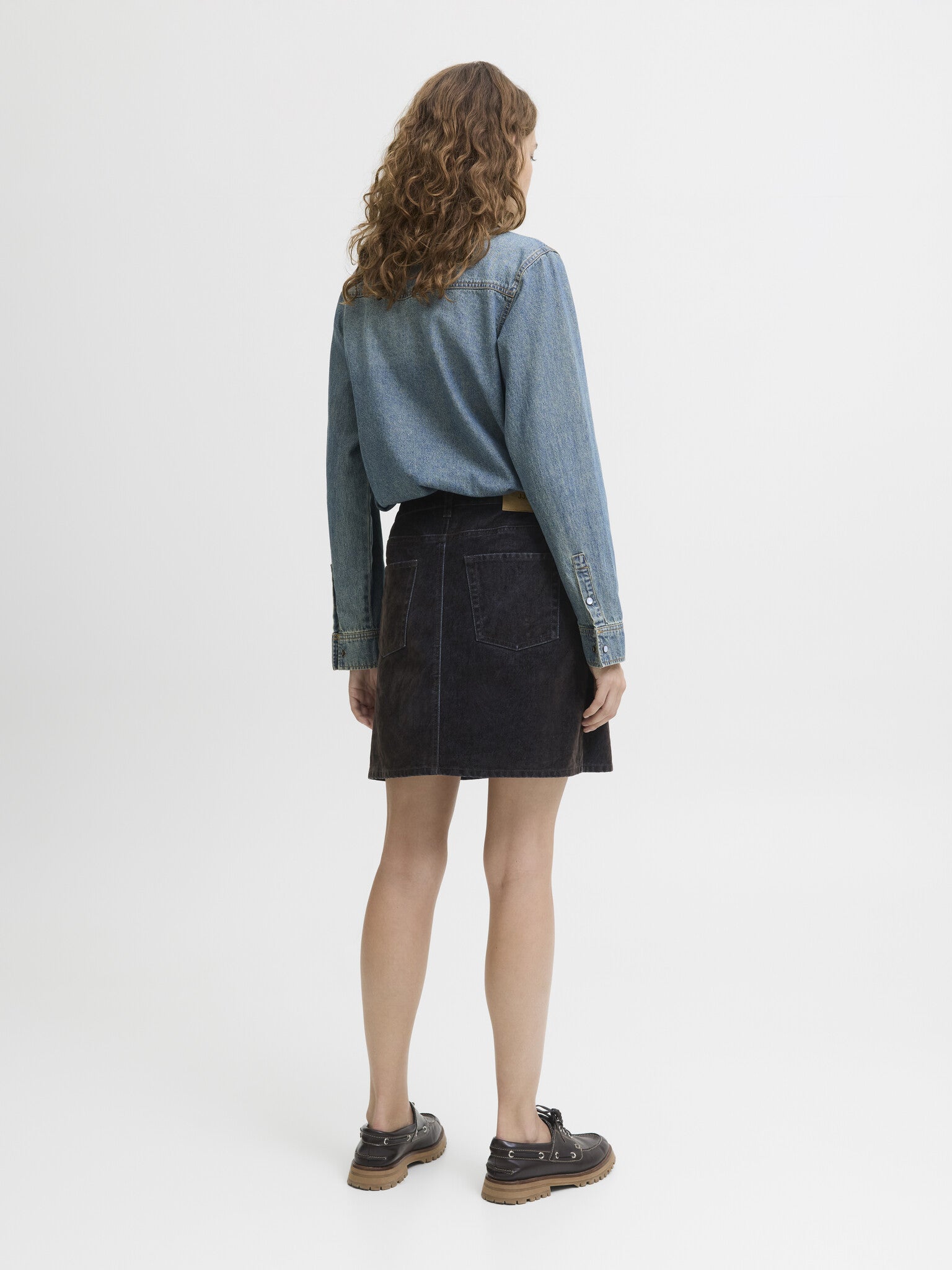 JXMIA FLOCK DENIM ROK