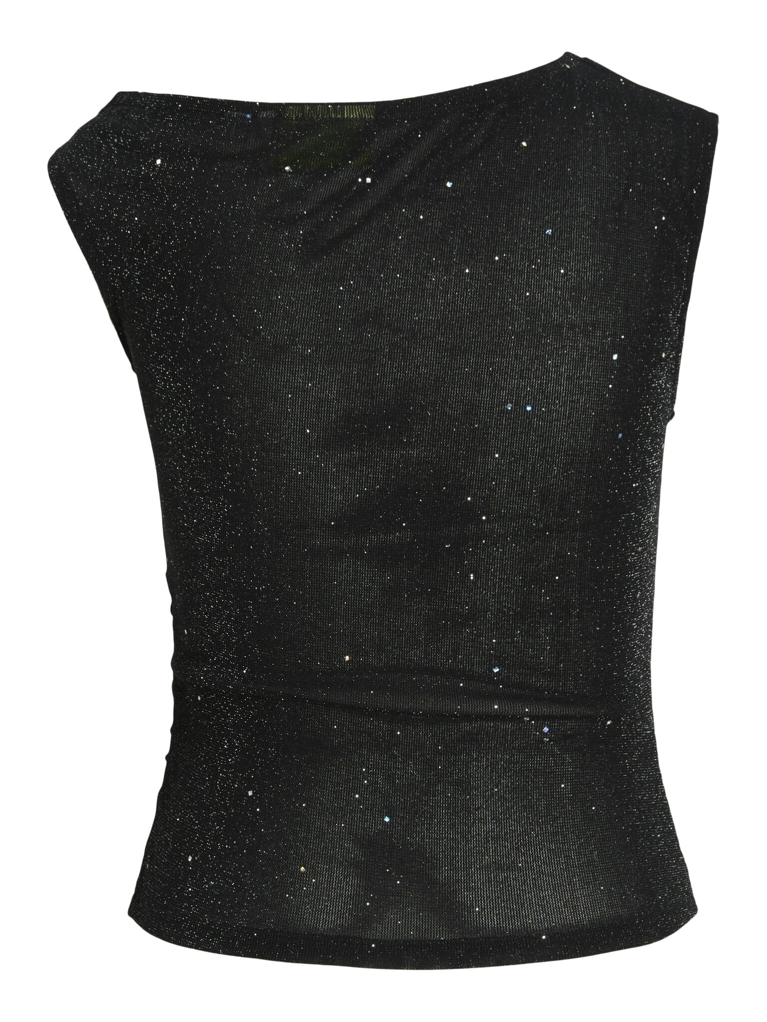 JXHOLLY ASYM TOP - BLACK