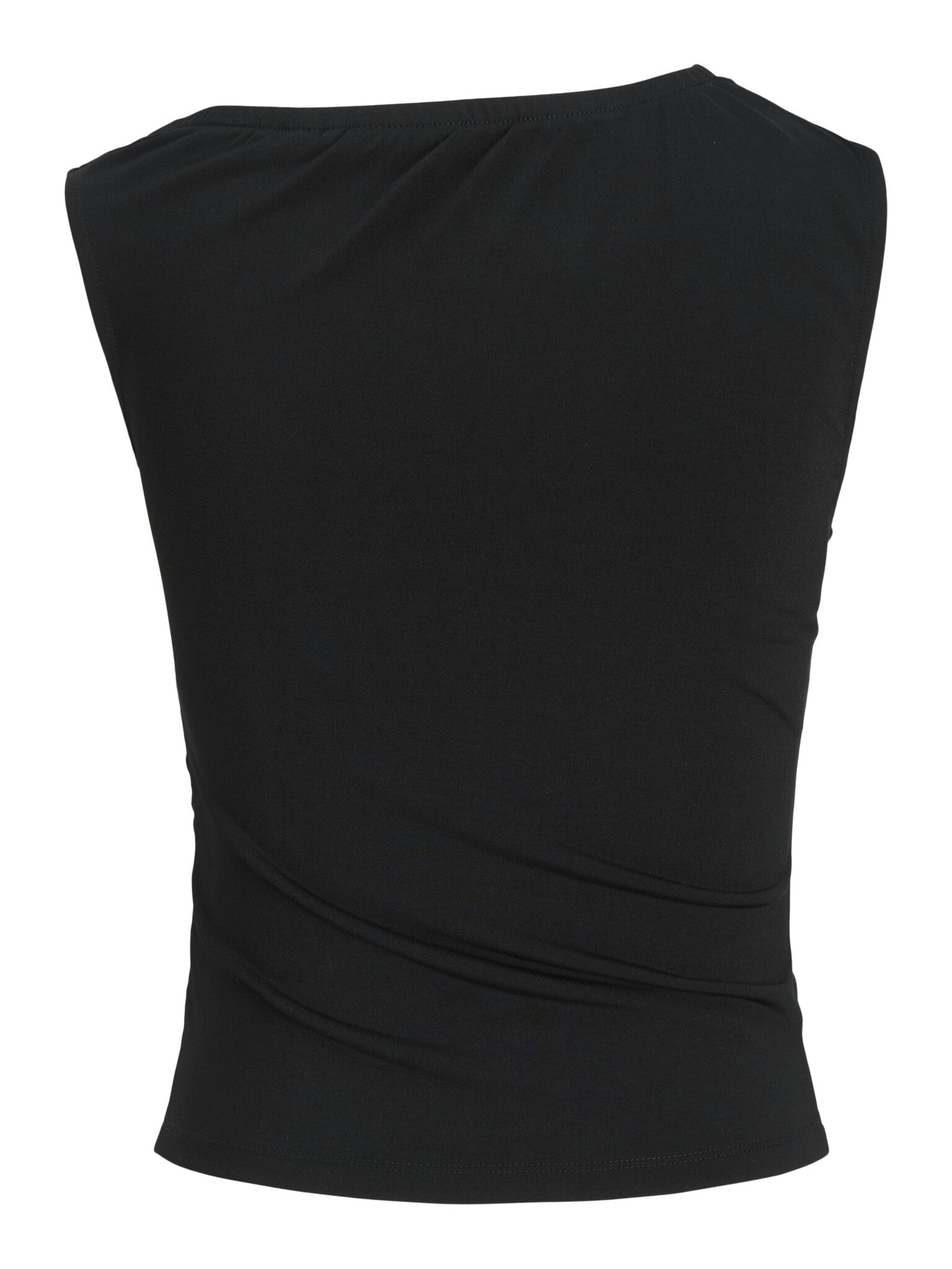 JXHOLLY ASYM TOP - BLACK