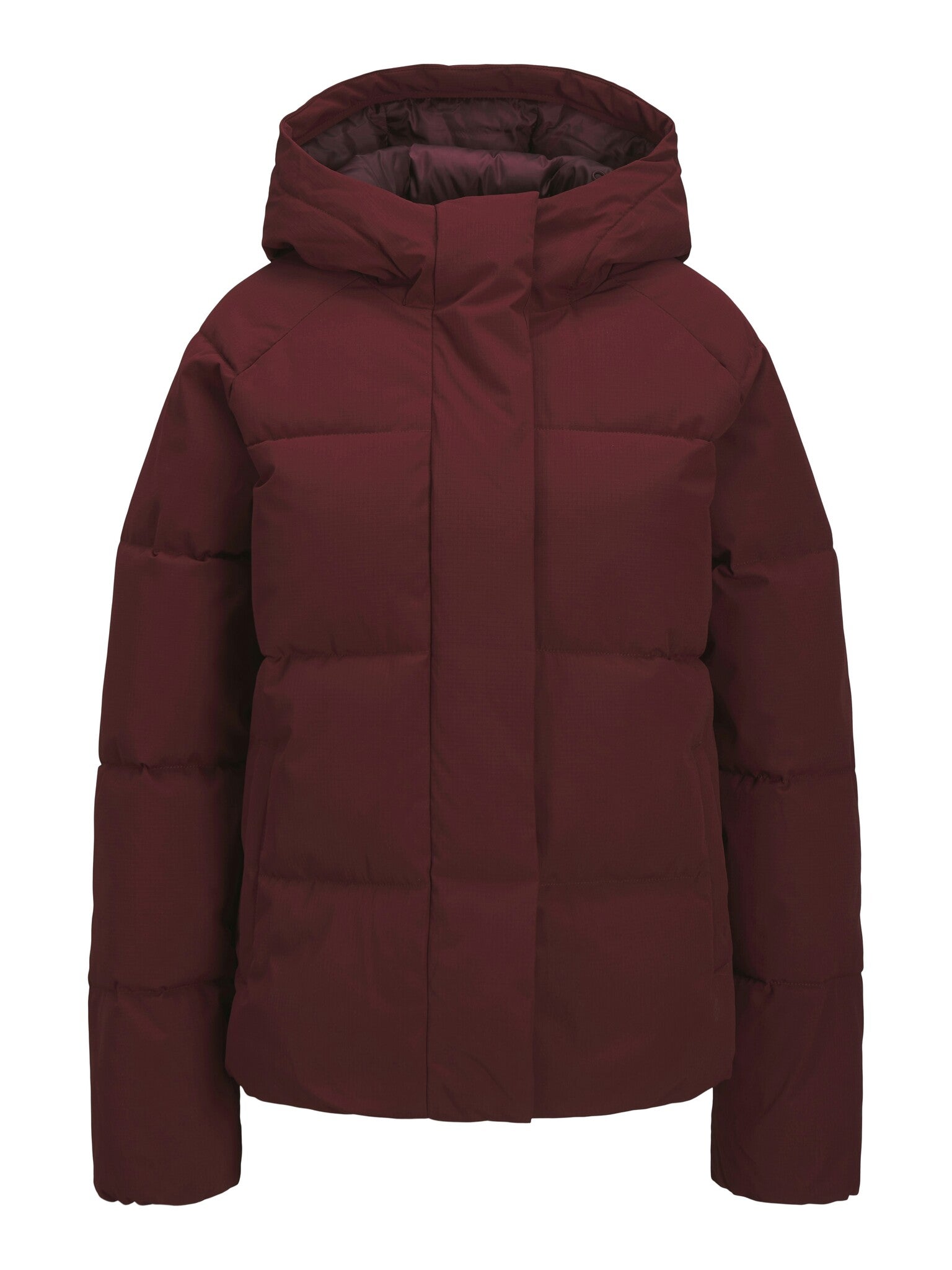 JXGLOBAL PUFFER JACKET - CABERNET
