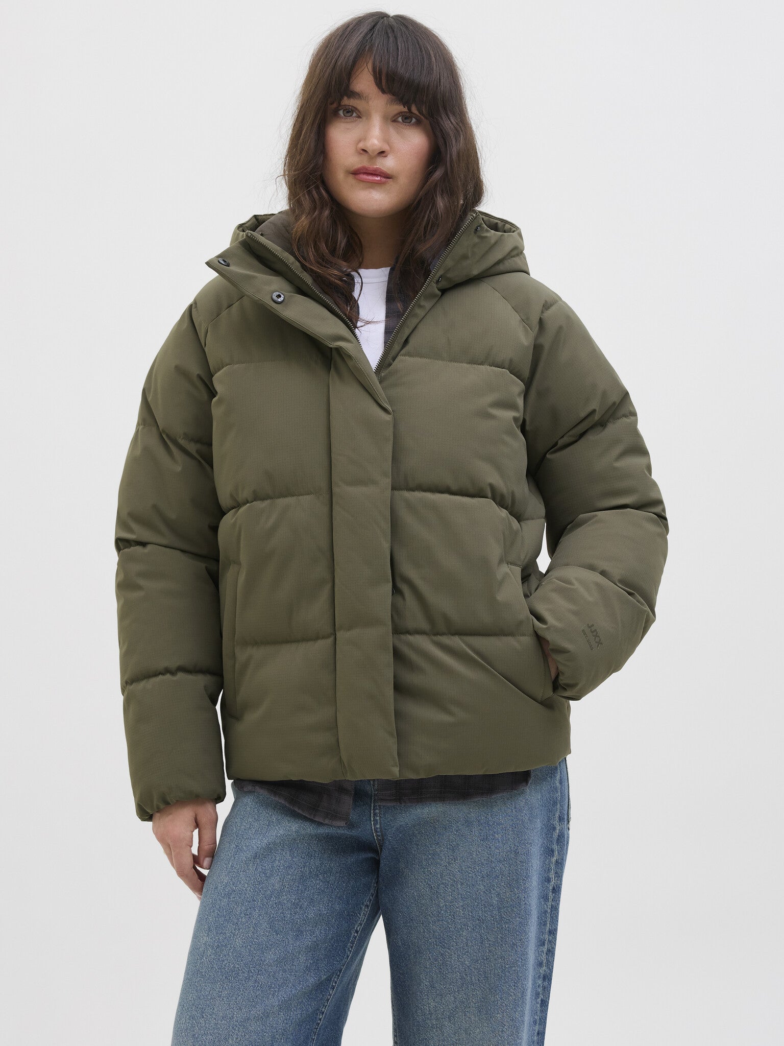 JXGLOBAL PUFFER JACKET - SEA TURTLE