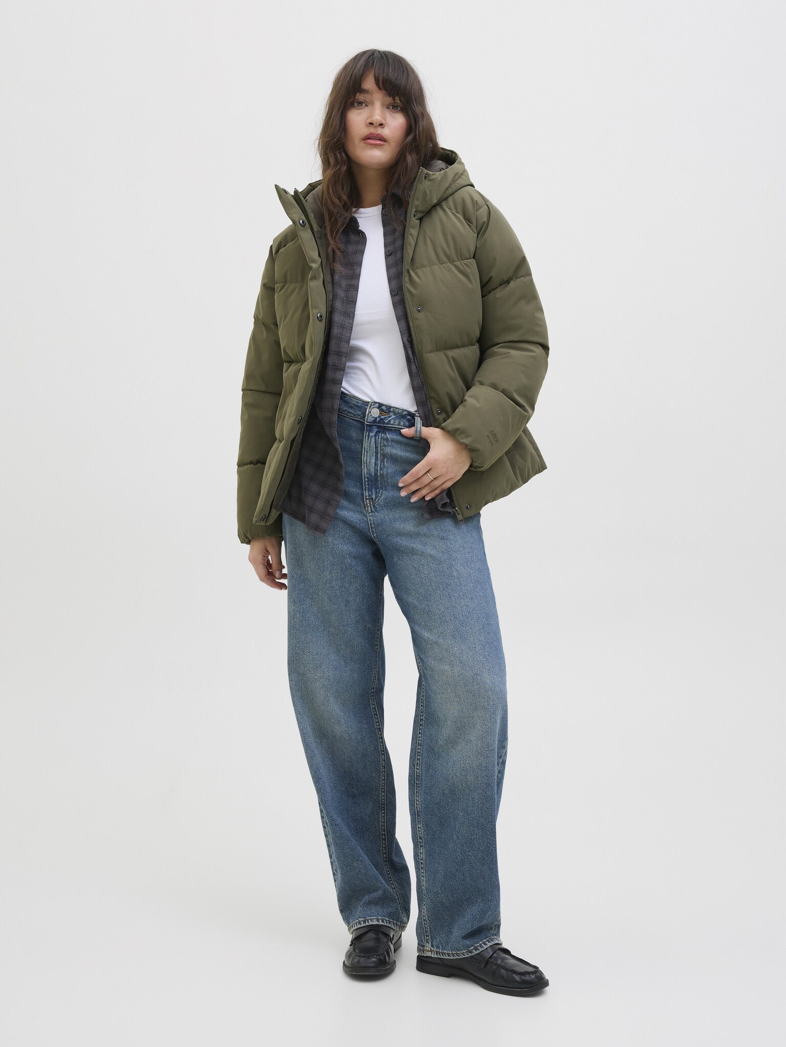 JXGLOBAL PUFFER JACKET - SEA TURTLE