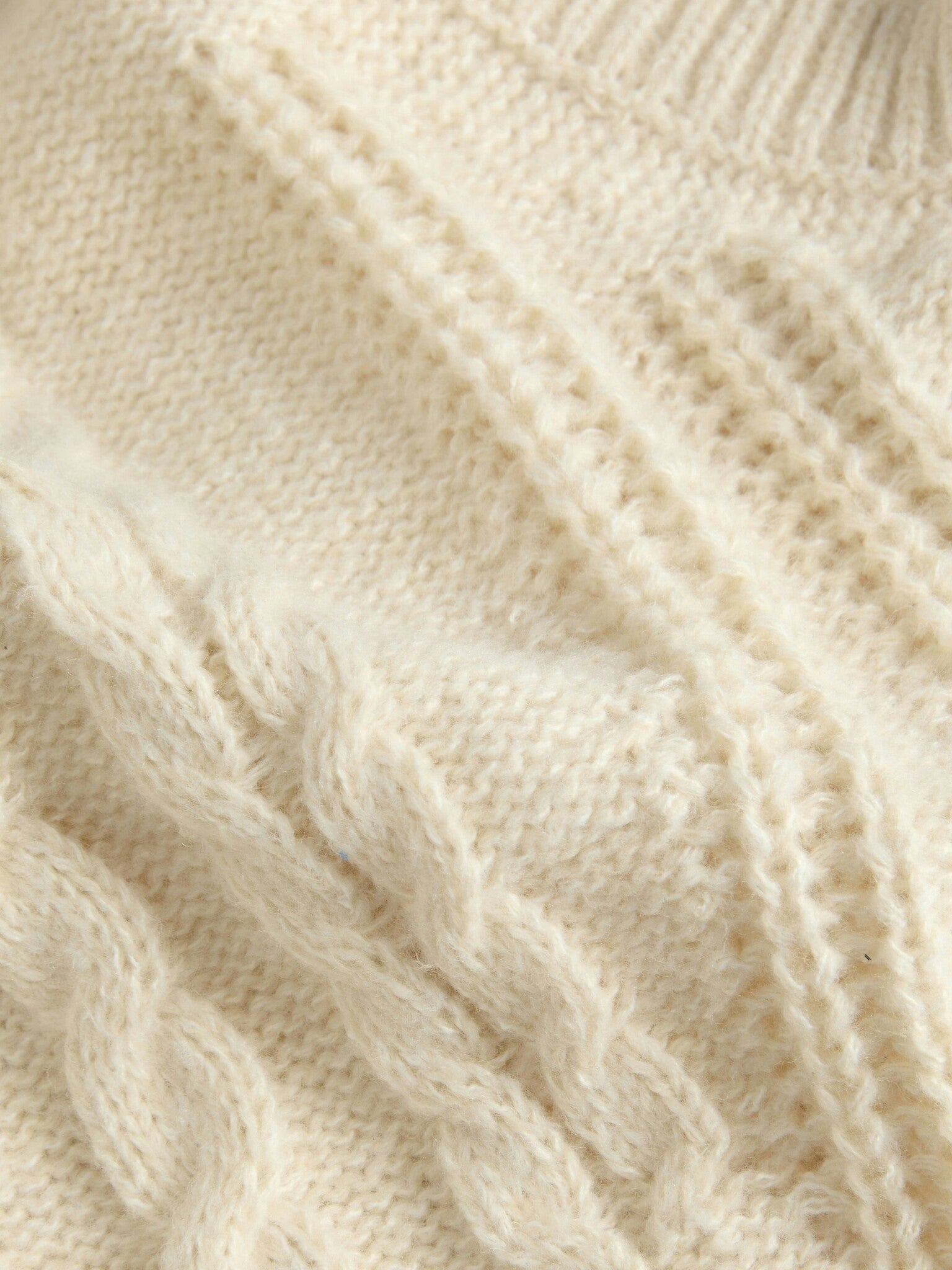 JXJOSIE VEST KNIT - VANILLA ICE