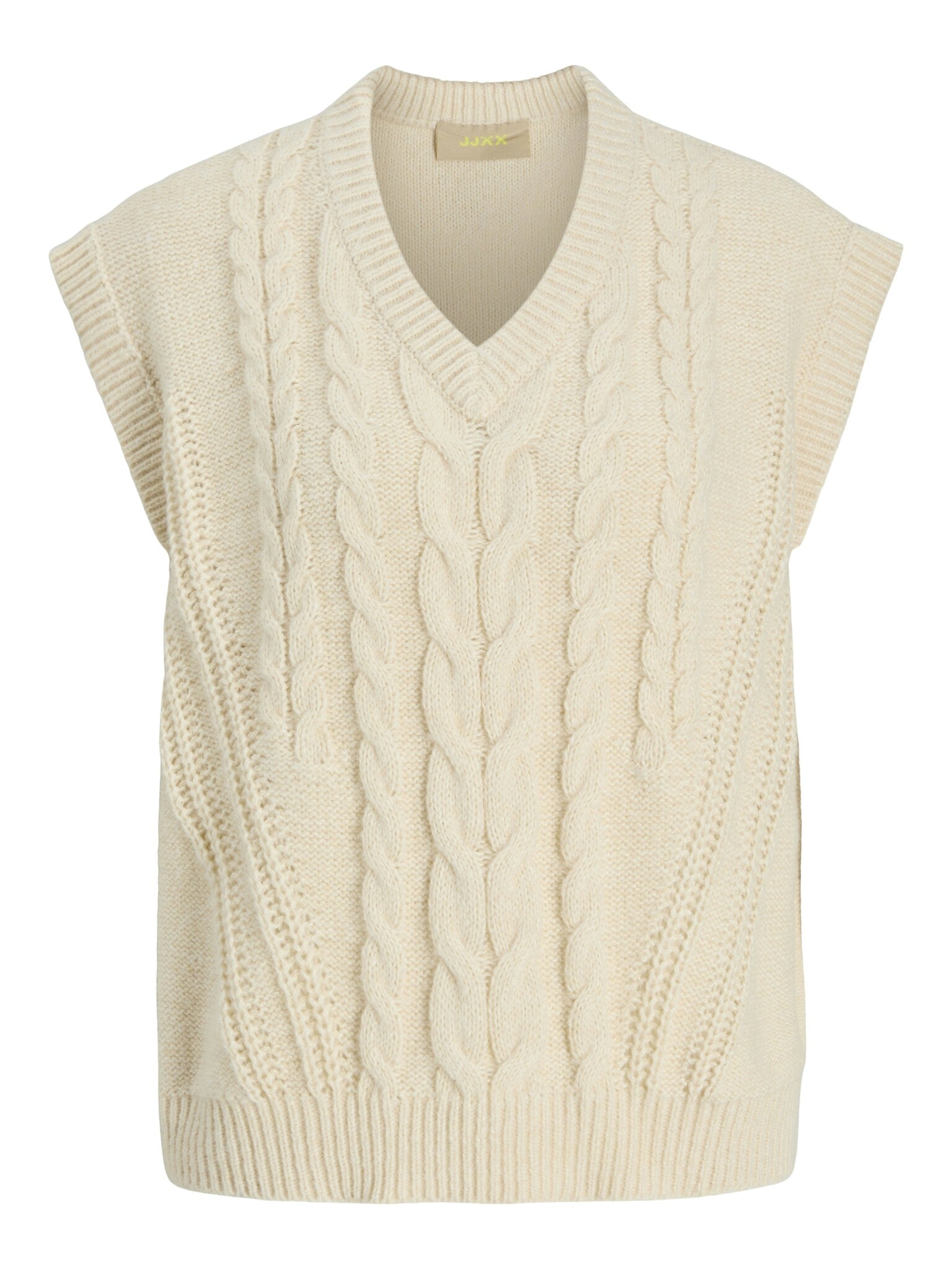 JXJOSIE VEST KNIT - VANILLA ICE