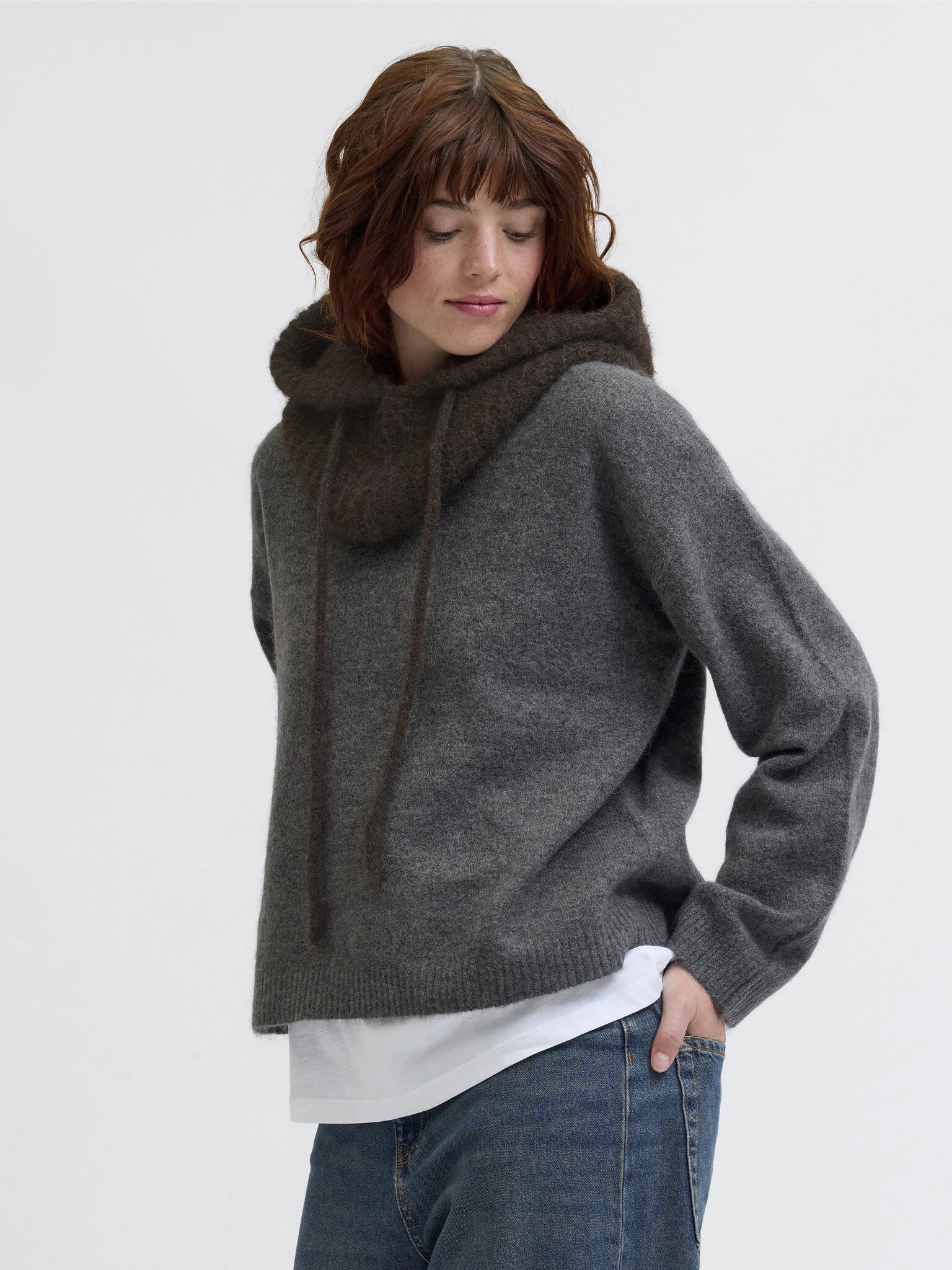 JXKATHERINE KNITTED BALACLAVA - BRACKEN