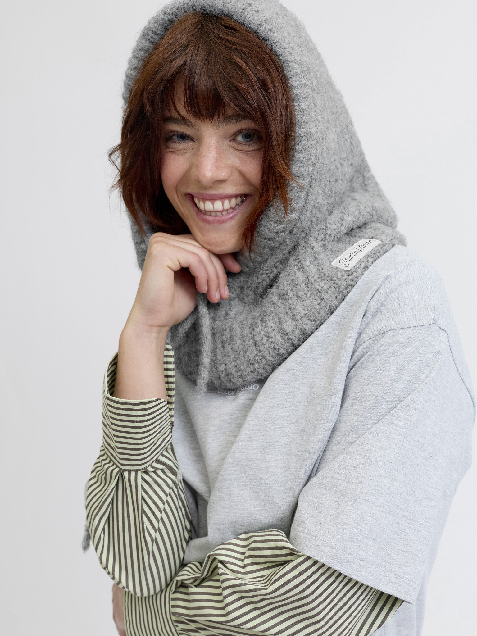 JXKATHERINE BALACLAVA - MEDIUM GREY MELANGE