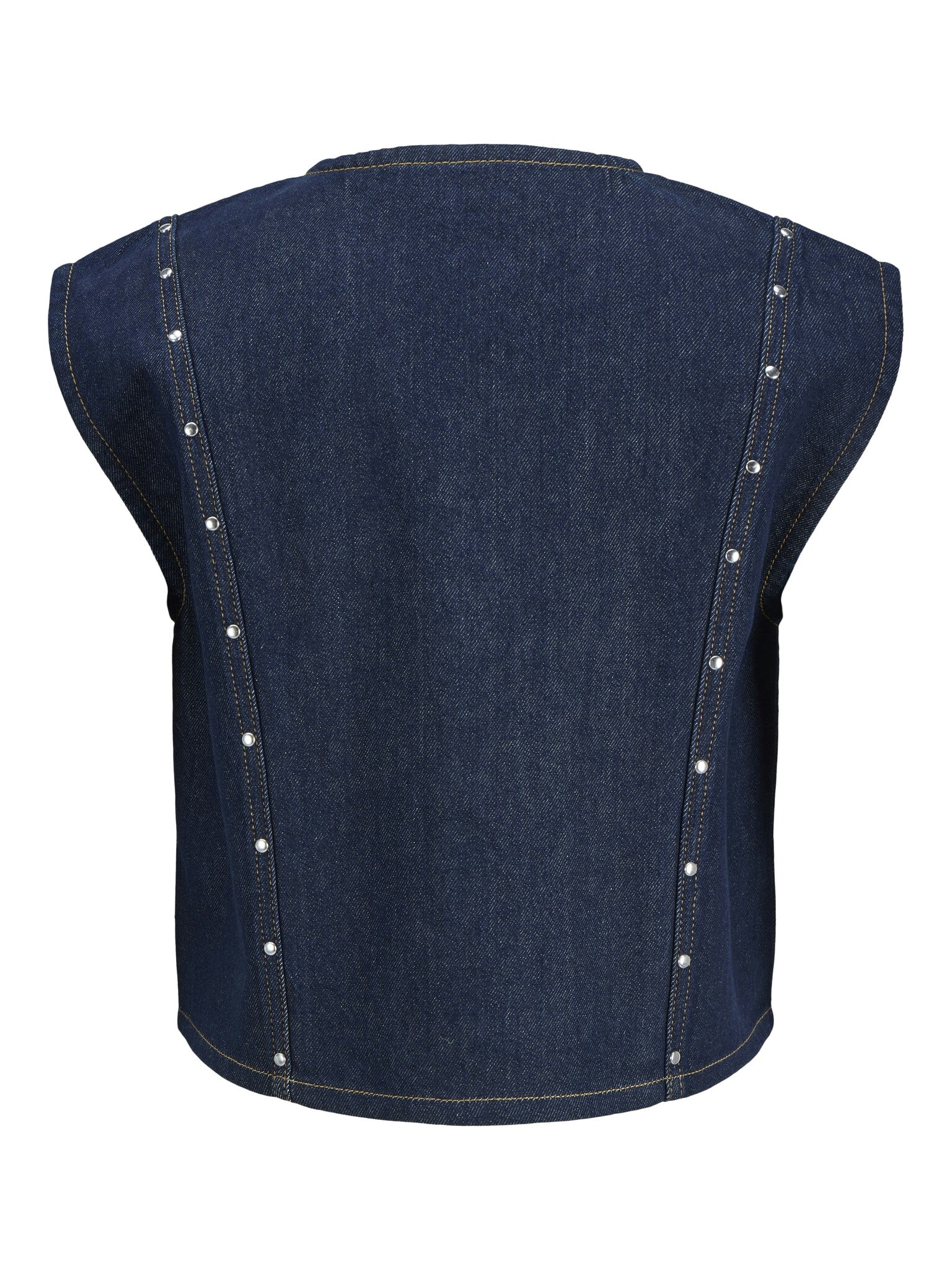 JXMAE GILET R295 - DONKERBLAUWE DENIM